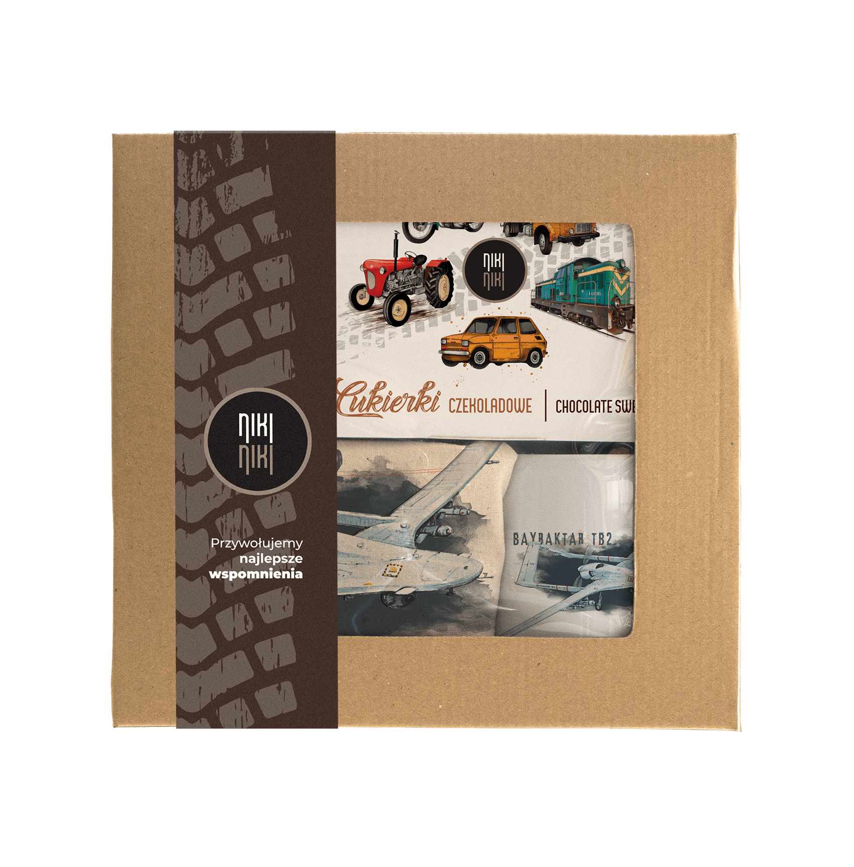 Bayraktar — paczka (Zawartość paczki: koszulka, torba, kubek, słodycze; Rozmiar koszulki / bluzy: XXL (męska); Kolor koszulki / bluzy: biały; Rodzaj n