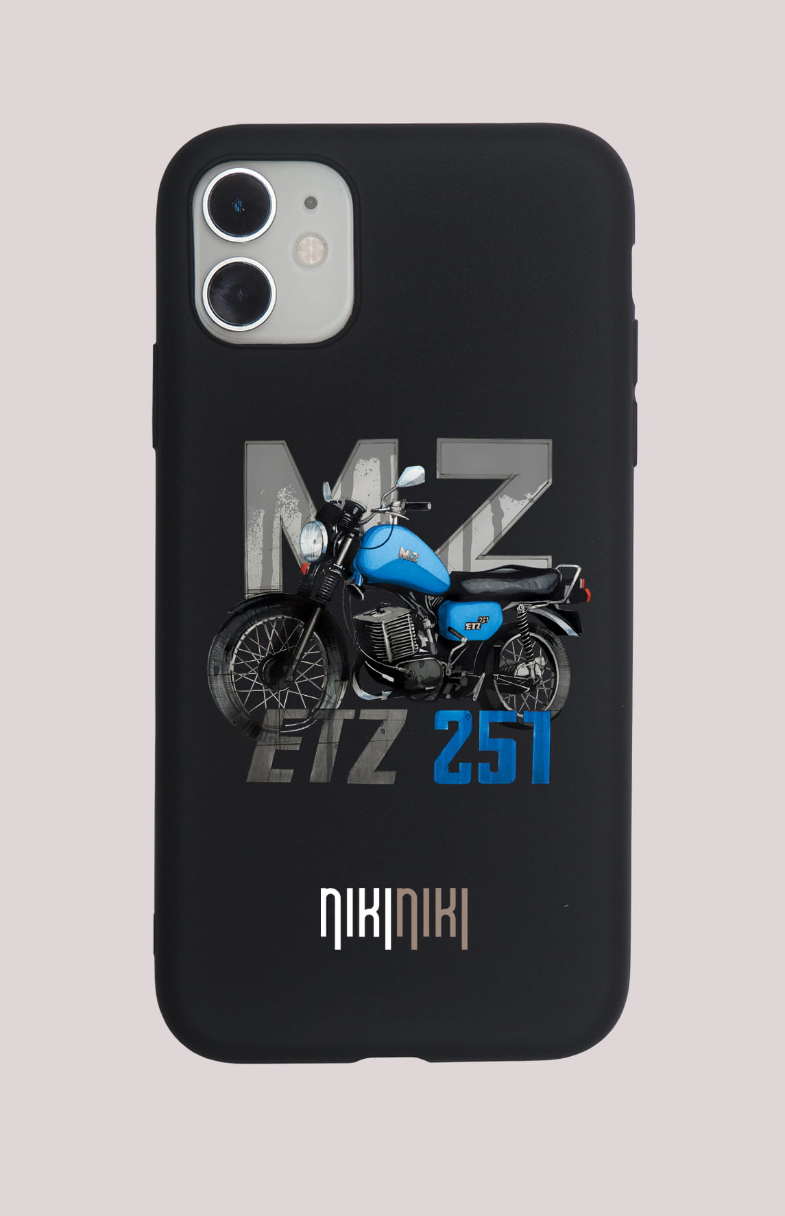 MZ ETZ 251 — etui (Producent telefonu: MOTOROLA; Model telefonu: G22 4G; Kolor etui: czarny; Rodzaj nadruku: MZ ETZ 251)