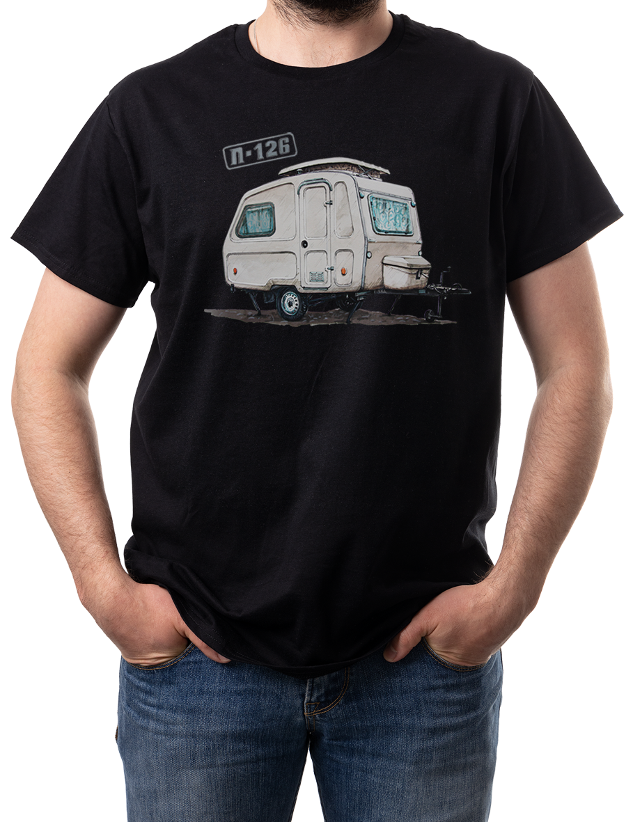 Niewiadów N-126 — koszulka (Kolor koszulki: czarny; Rozmiar: 4XL (męska); Rodzaj nadruku: Niewiadów N-126)