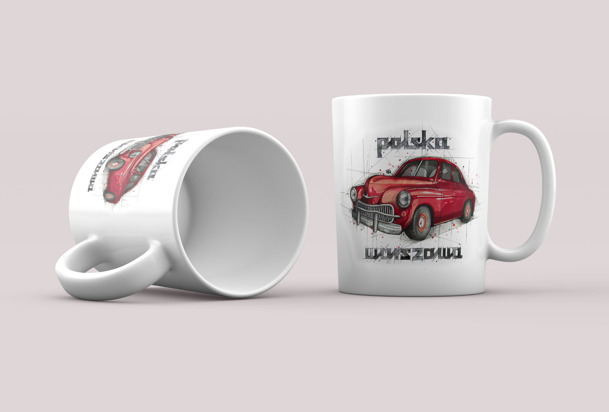 Warszawa — kubek (Rodzaj nadruku: Warszawa)