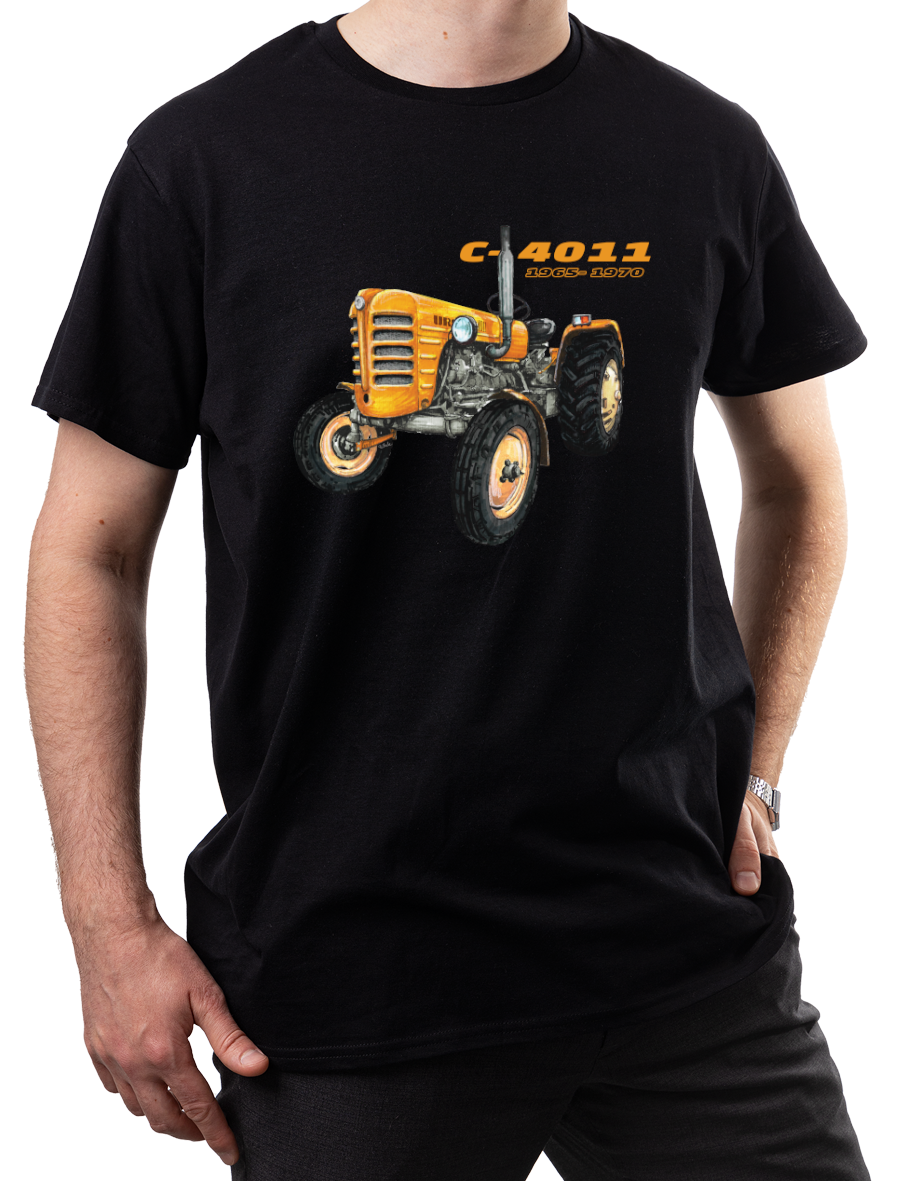 Ursus C-4011 — koszulka (Kolor koszulki: czarny; Rozmiar: 3XL (męska); Rodzaj nadruku: Ursus C-4011)