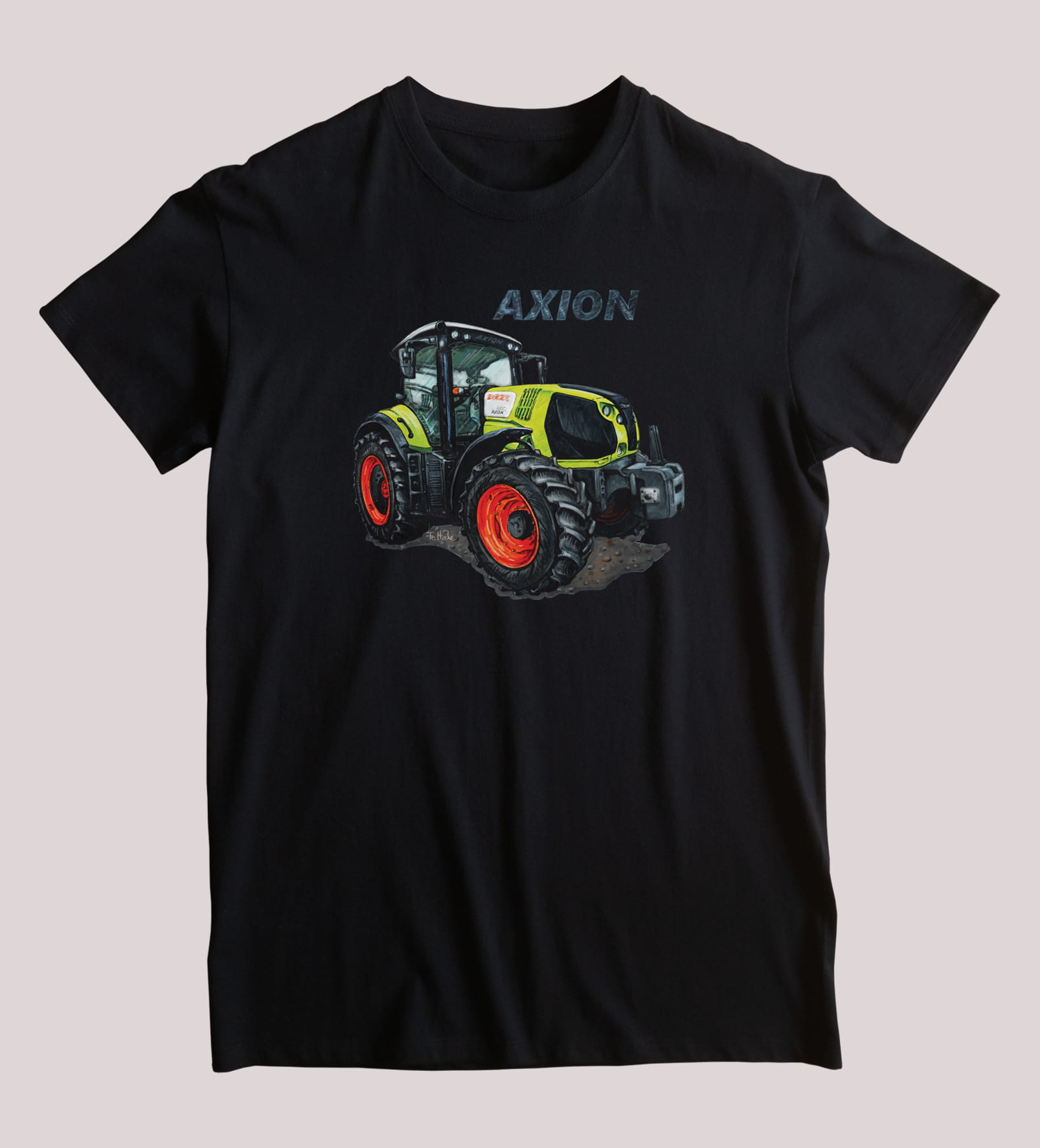 Claas — koszulka (Kolor koszulki: czarny; Rozmiar: 3 - 4 lata; Rodzaj nadruku: Claas)