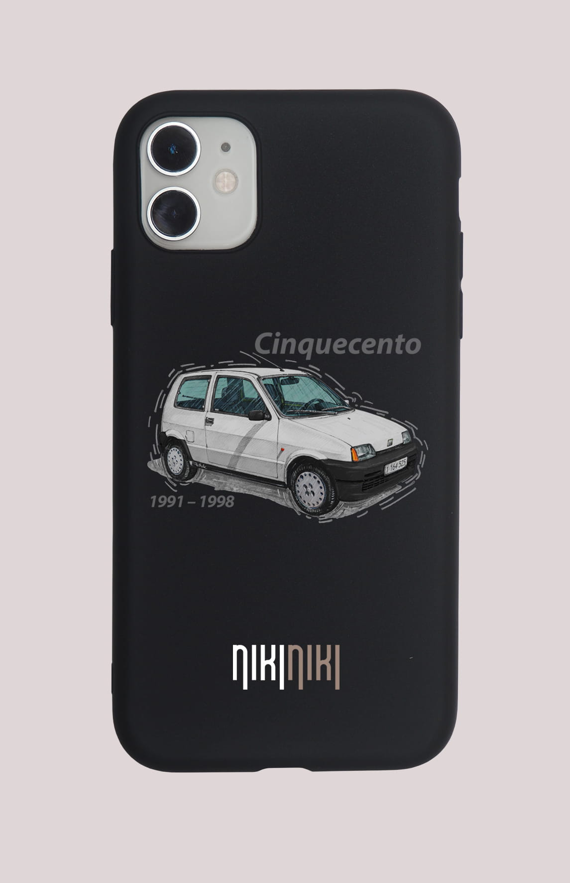 Cinquecento — etui (Producent telefonu: HUAWEI; Model telefonu: NOVA 10; Kolor etui: czarny; Rodzaj nadruku: Cinquecento)