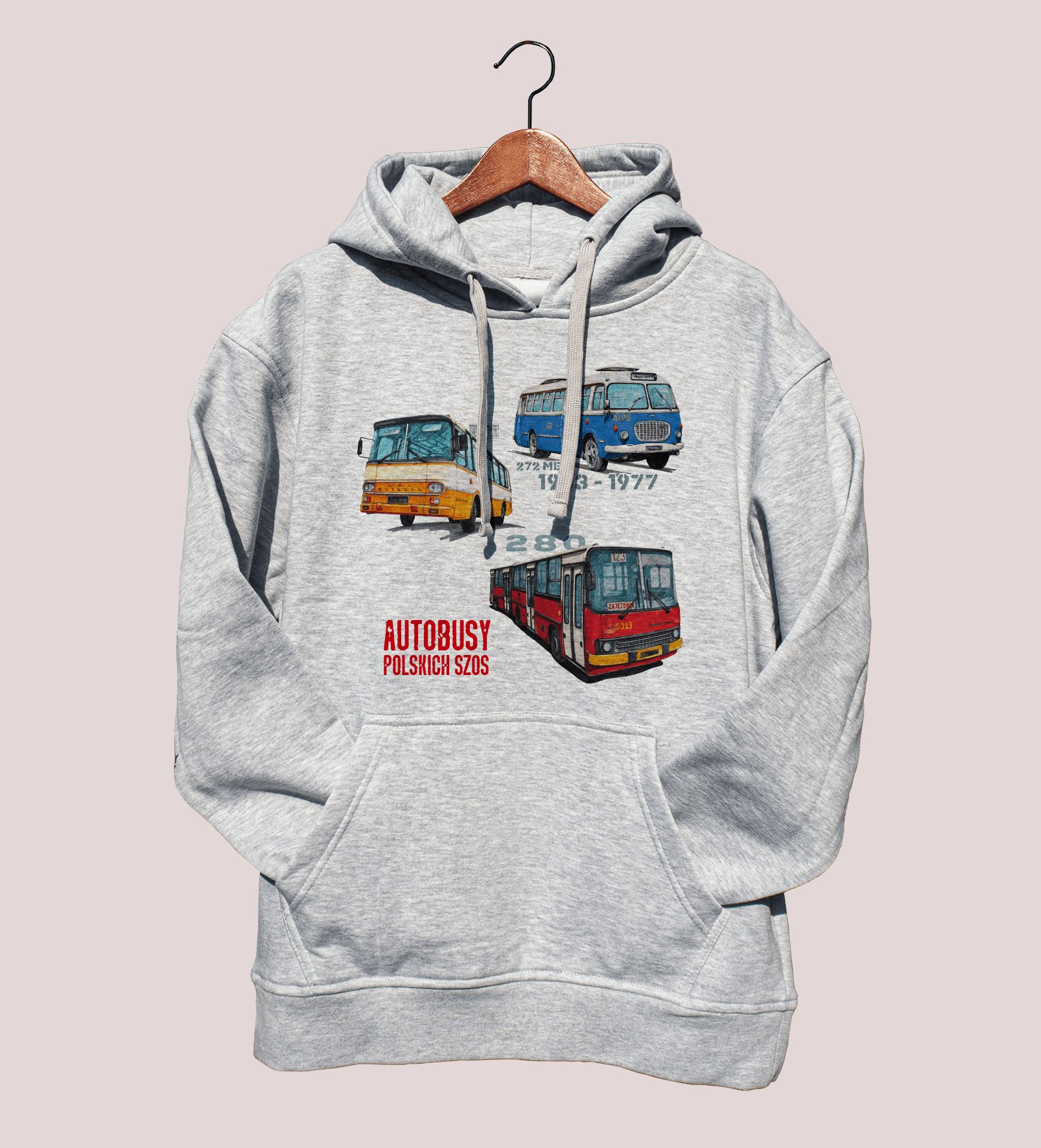Bluza dla kierowcy autobusu (Rozmiar: XXL; Kolor bluzy: szary; Rodzaj nadruku: BUSMIX)