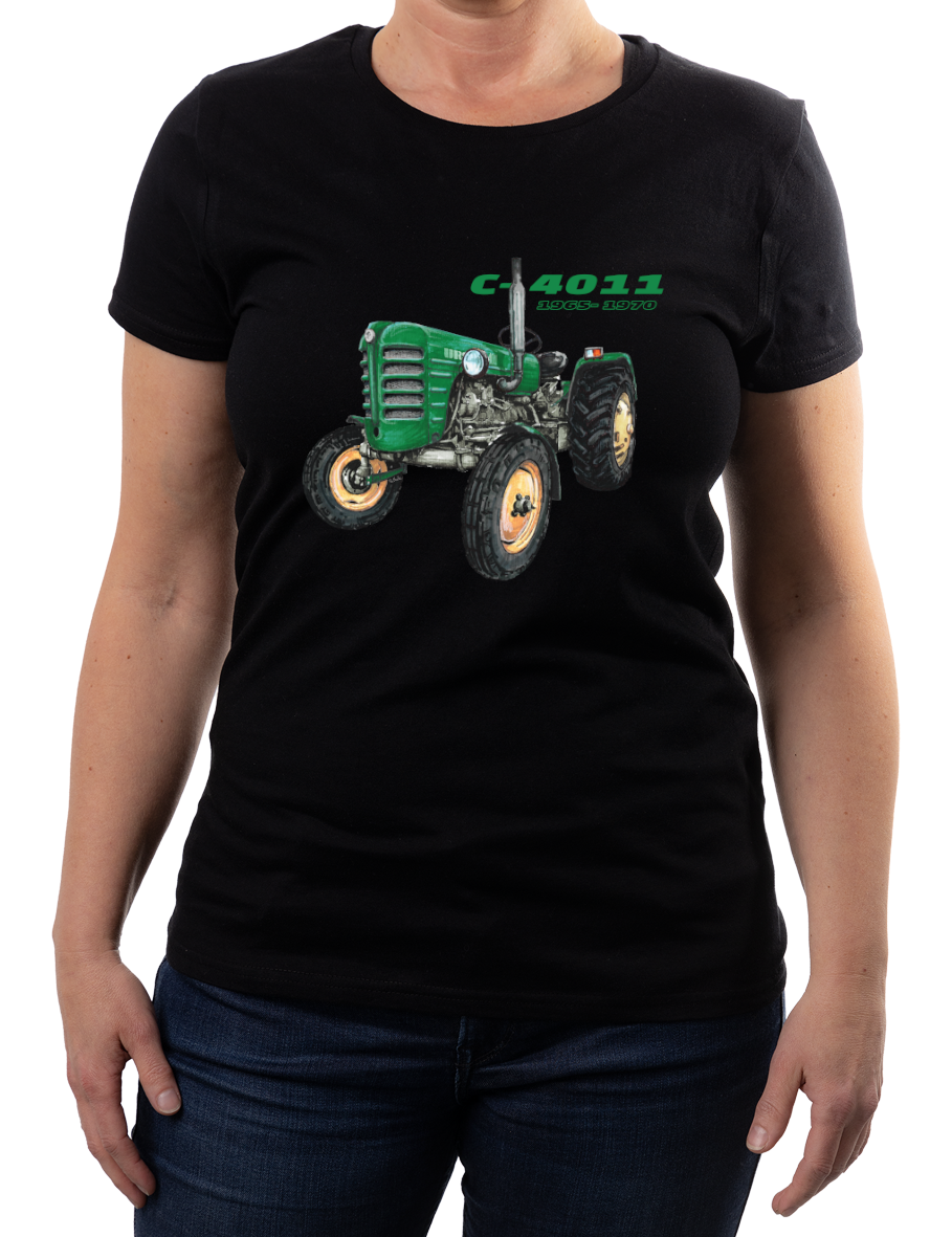 Ursus C-4011 — koszulka (Kolor koszulki: czarny; Rozmiar: XXL (damska); Rodzaj nadruku: Ursus C-4011)