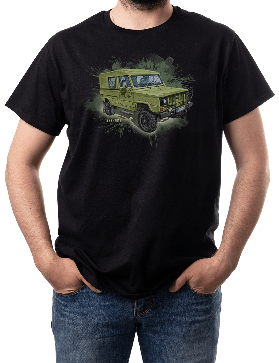 Honker — koszulka (Kolor koszulki: czarny; Rozmiar: L (męska); Rodzaj nadruku: Honker)