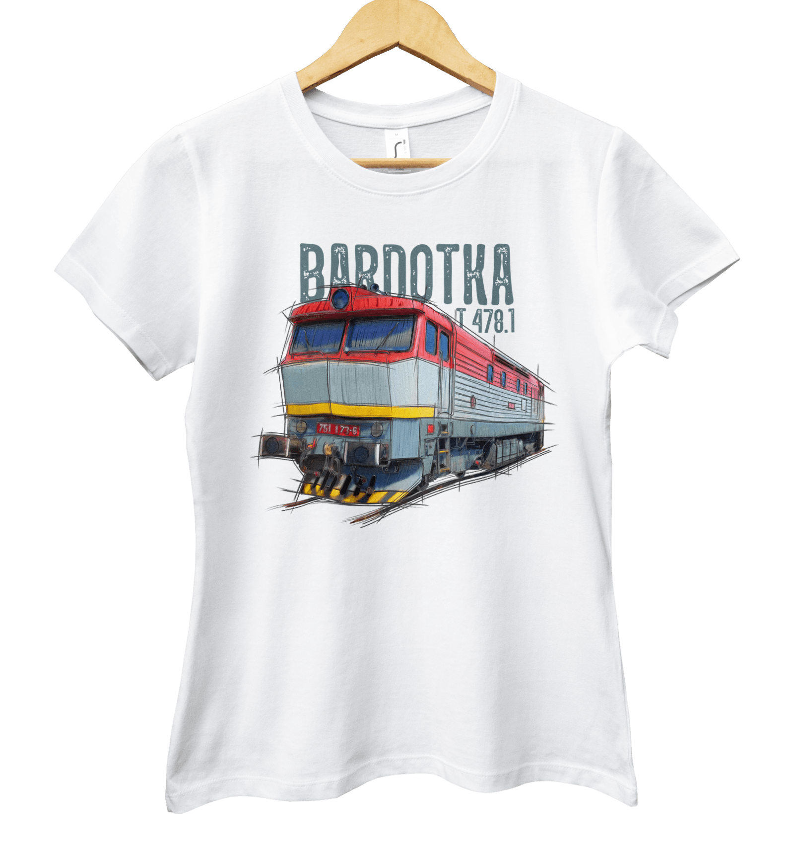 Bardotka — koszulka (Kolor koszulki: biały; Rozmiar: S (damska); Rodzaj nadruku: Bardotka)