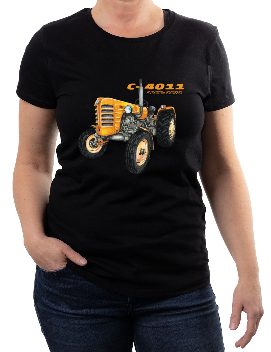 Ursus C-4011 — koszulka (Kolor koszulki: czarny; Rozmiar: L (damska); Rodzaj nadruku: Ursus C-4011)