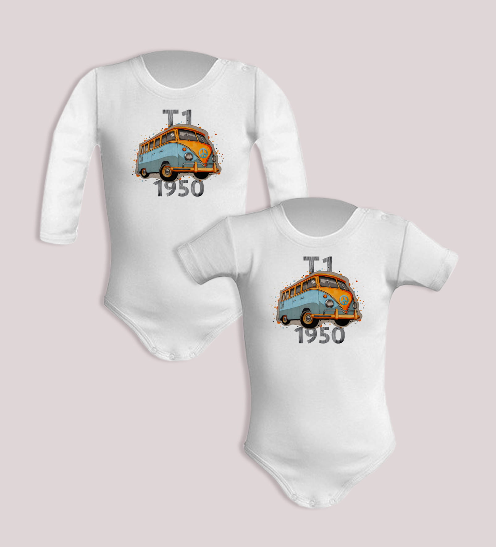 VW T1 — body (Rozmiar: 9M; Długość rękawa: długi; Rodzaj nadruku: VW T1)