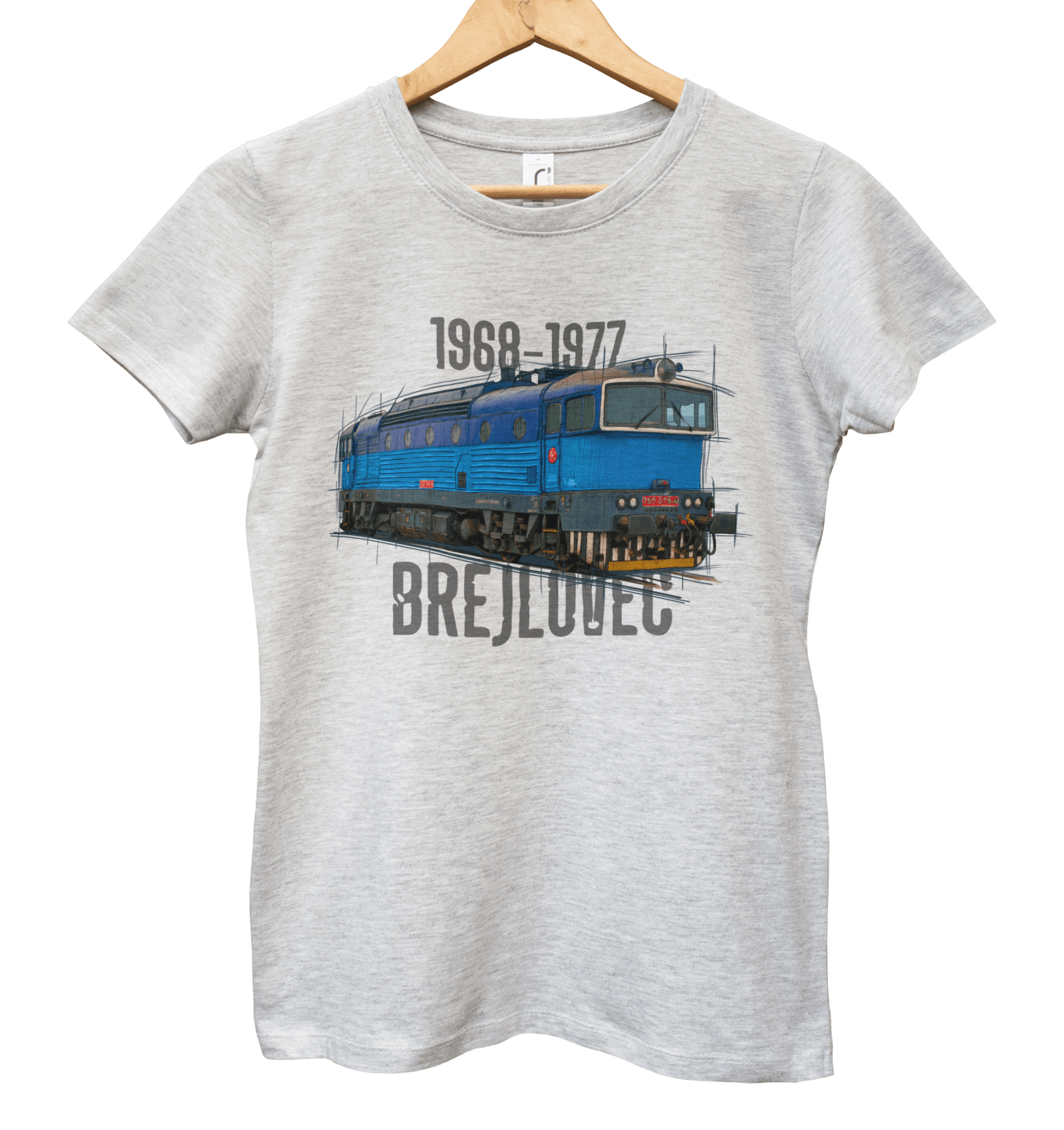 Brejlovec — koszulka (Kolor koszulki: jasnoszary melanż; Rozmiar: 3XL (damska); Rodzaj nadruku: Brejlovec)