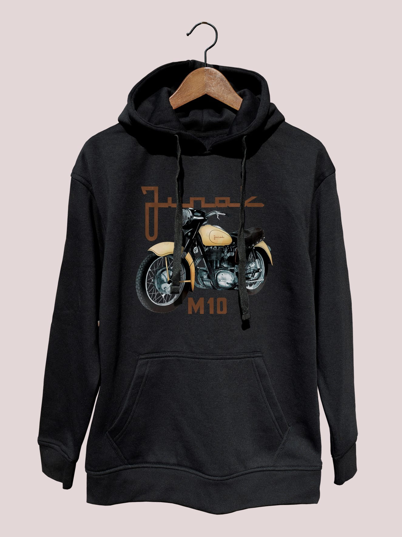 Junak M10 — bluza (Rozmiar: S; Kolor bluzy: czarny; Rodzaj nadruku: Junak M10)