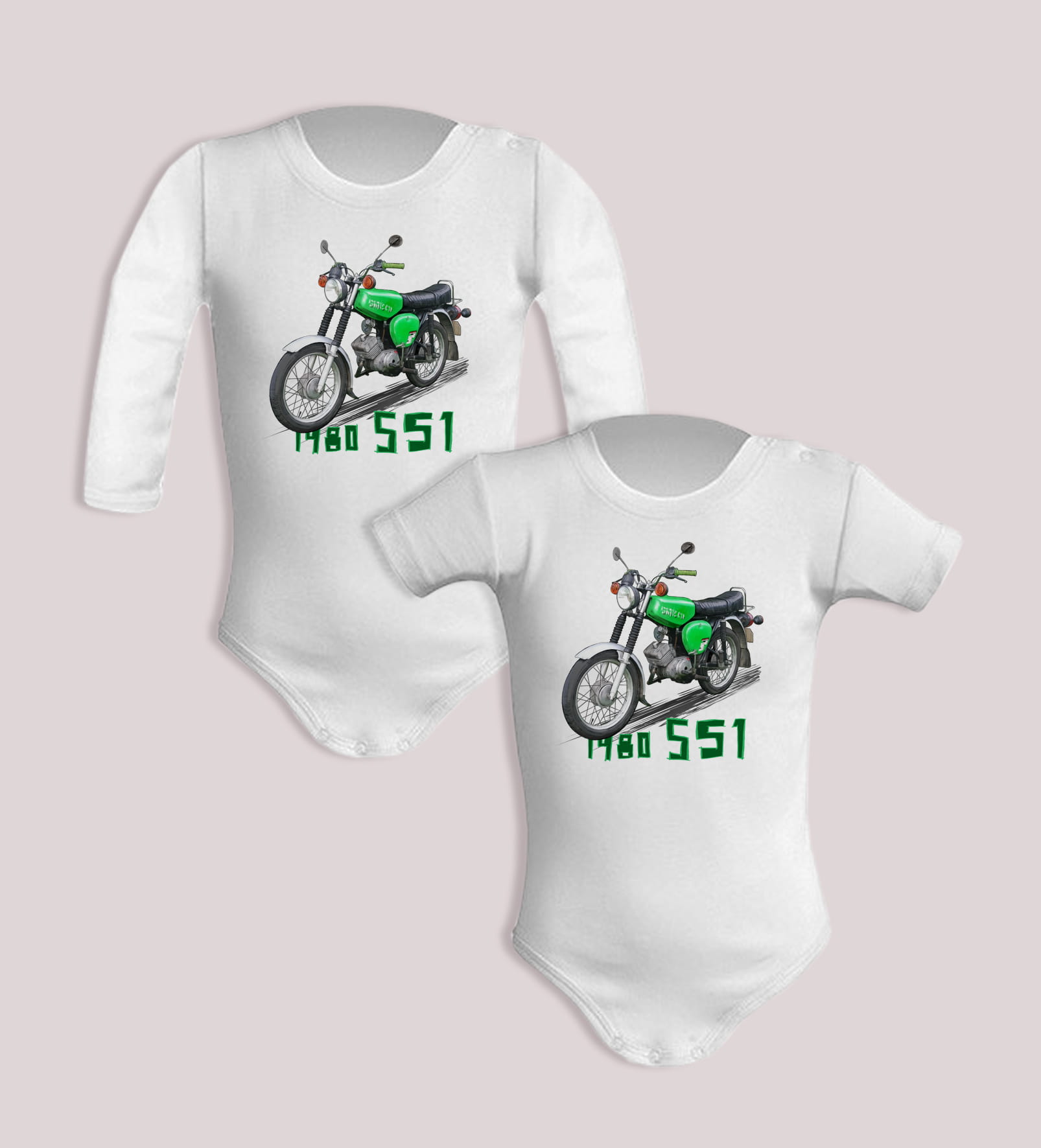 Simson — body (Rozmiar: 6M; Długość rękawa: krótki; Rodzaj nadruku: Simson)