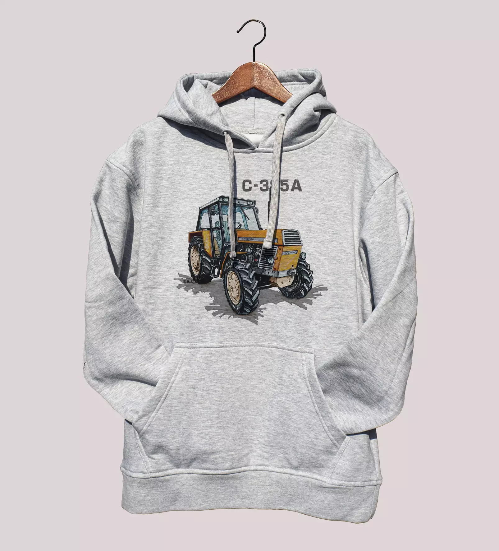 Ursus C-385A — bluza (Rozmiar: 5 - 6 lat; Kolor bluzy: szary; Rodzaj nadruku: Ursus C-385A)