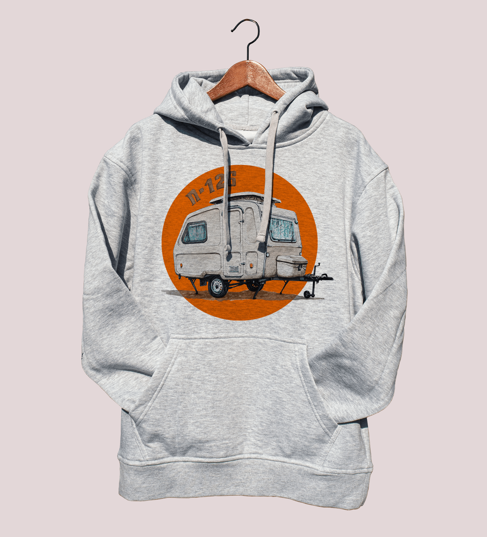 Niewiadów N-126 — bluza (Rozmiar: XL; Kolor bluzy: szary; Rodzaj nadruku: Niewiadów N-126)