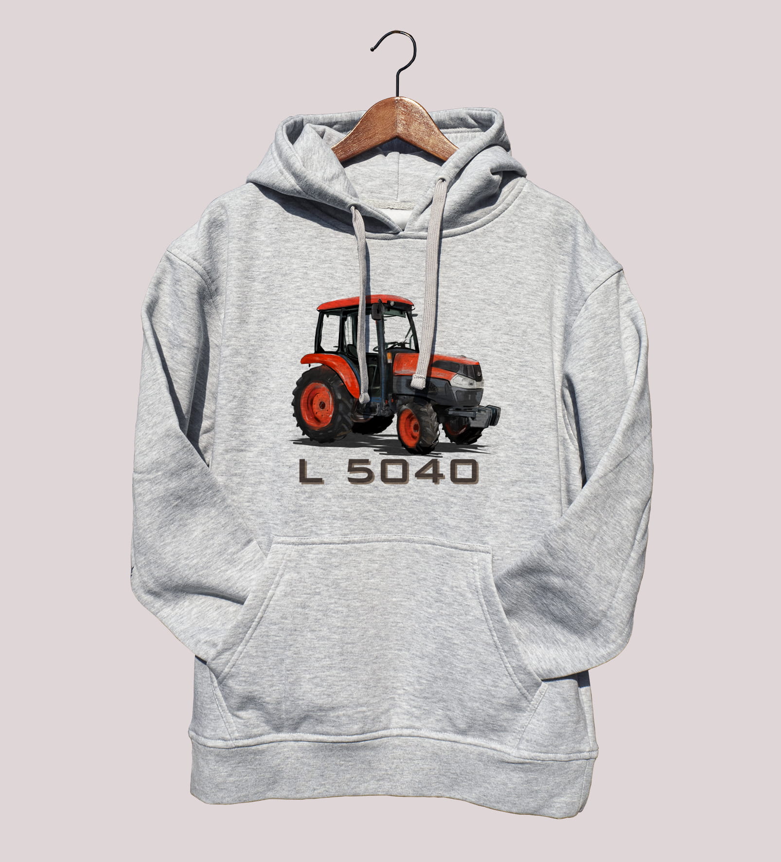 Kubota — bluza (Rozmiar: S; Kolor bluzy: szary; Rodzaj nadruku: Kubota)