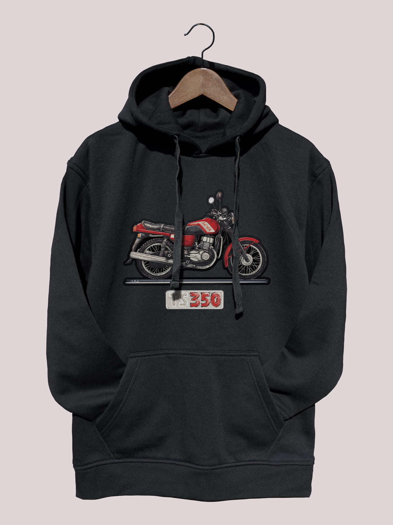 Jawa — bluza (Rozmiar: L; Kolor bluzy: czarny; Rodzaj nadruku: Jawa)