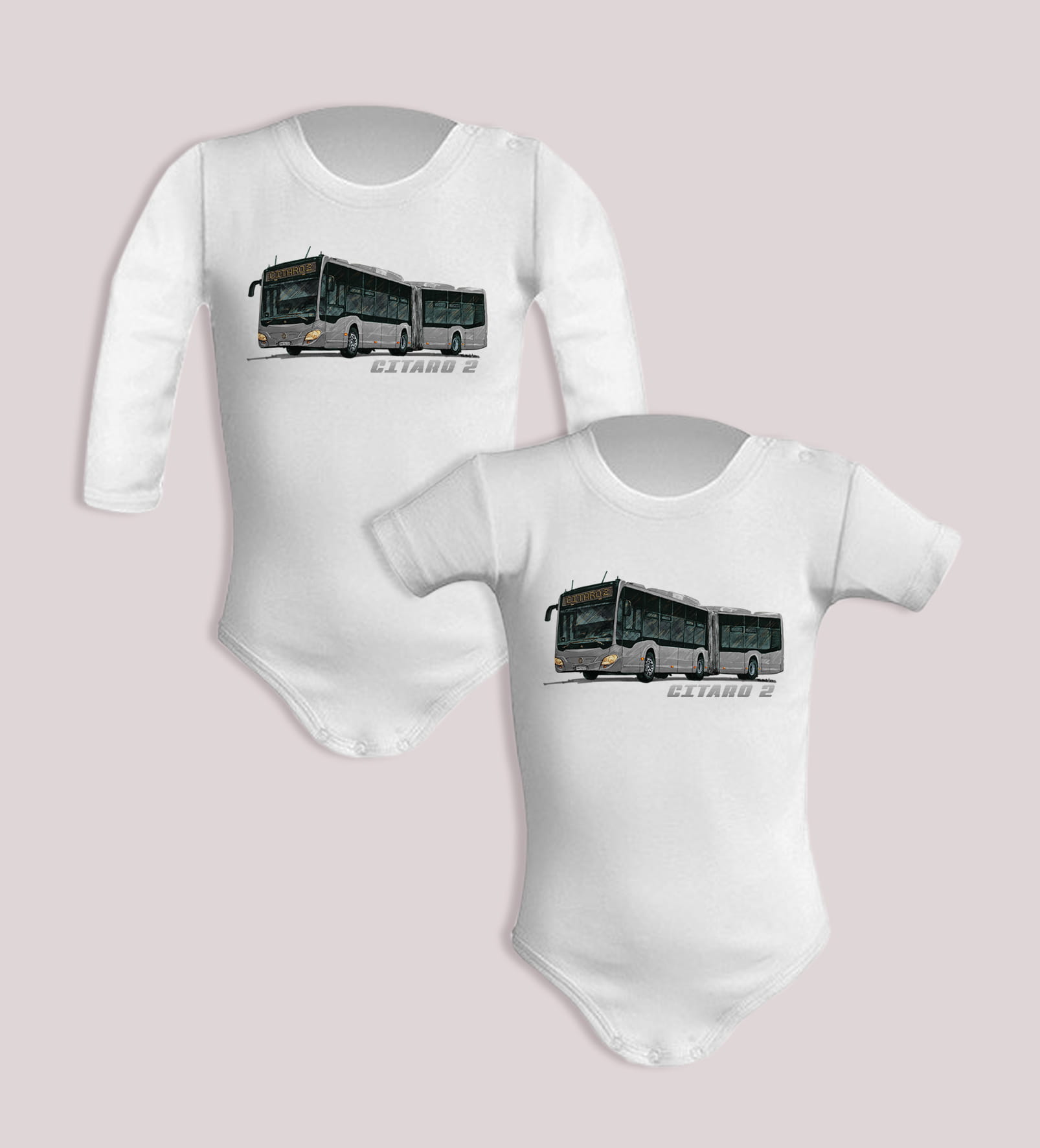 Mercedes-Benz Citaro — body (Rozmiar: 12M; Długość rękawa: długi; Rodzaj nadruku: Mercedes-Benz Citaro)