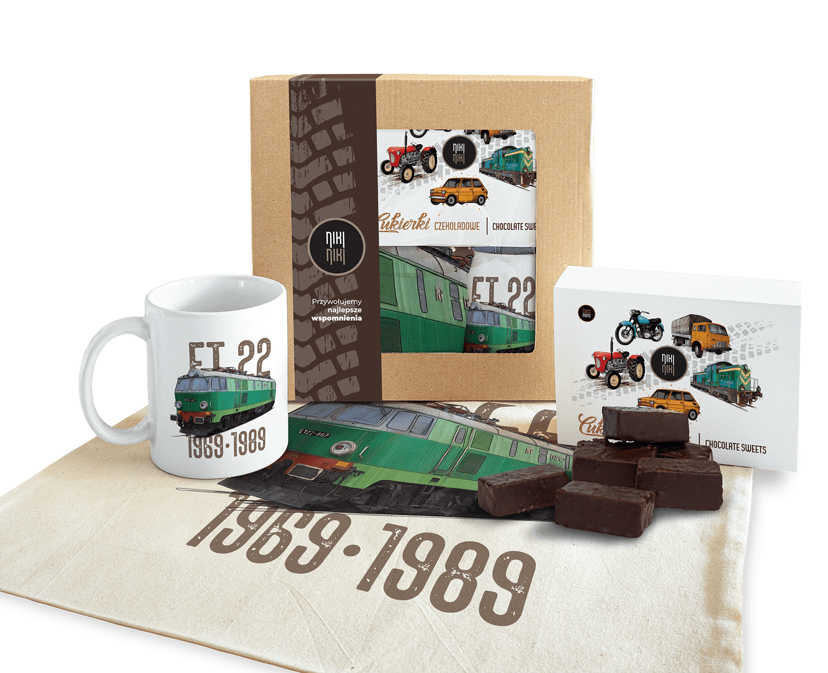 ET22 Byk — paczka (Zawartość paczki: bluza, torba, kubek, słodycze; Rozmiar koszulki / bluzy: 7 - 8 lat; Kolor koszulki / bluzy: czarny; Rodzaj nadruk