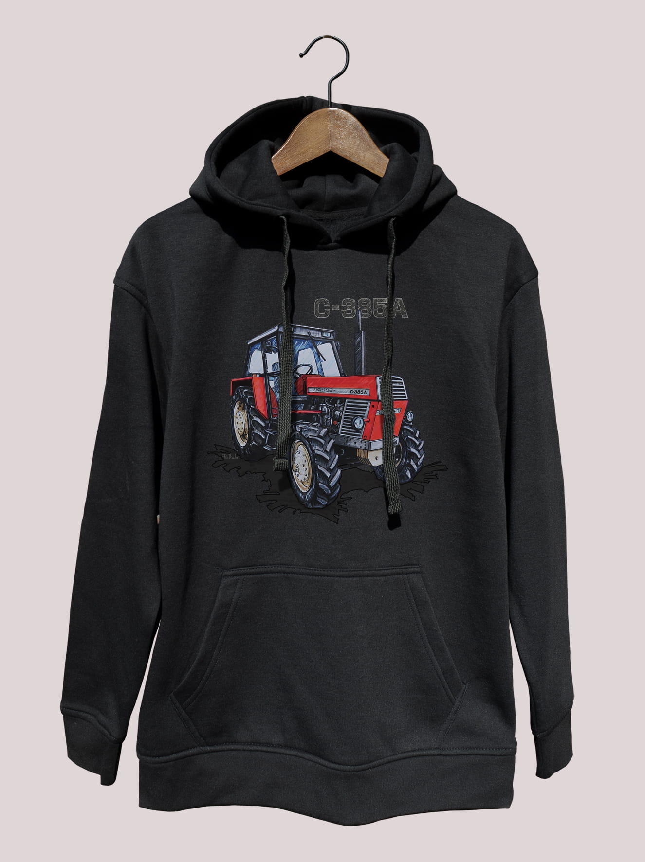 Ursus C-385A — bluza (Rozmiar: 12 - 14 lat; Kolor bluzy: czarny; Rodzaj nadruku: Ursus C-385A)