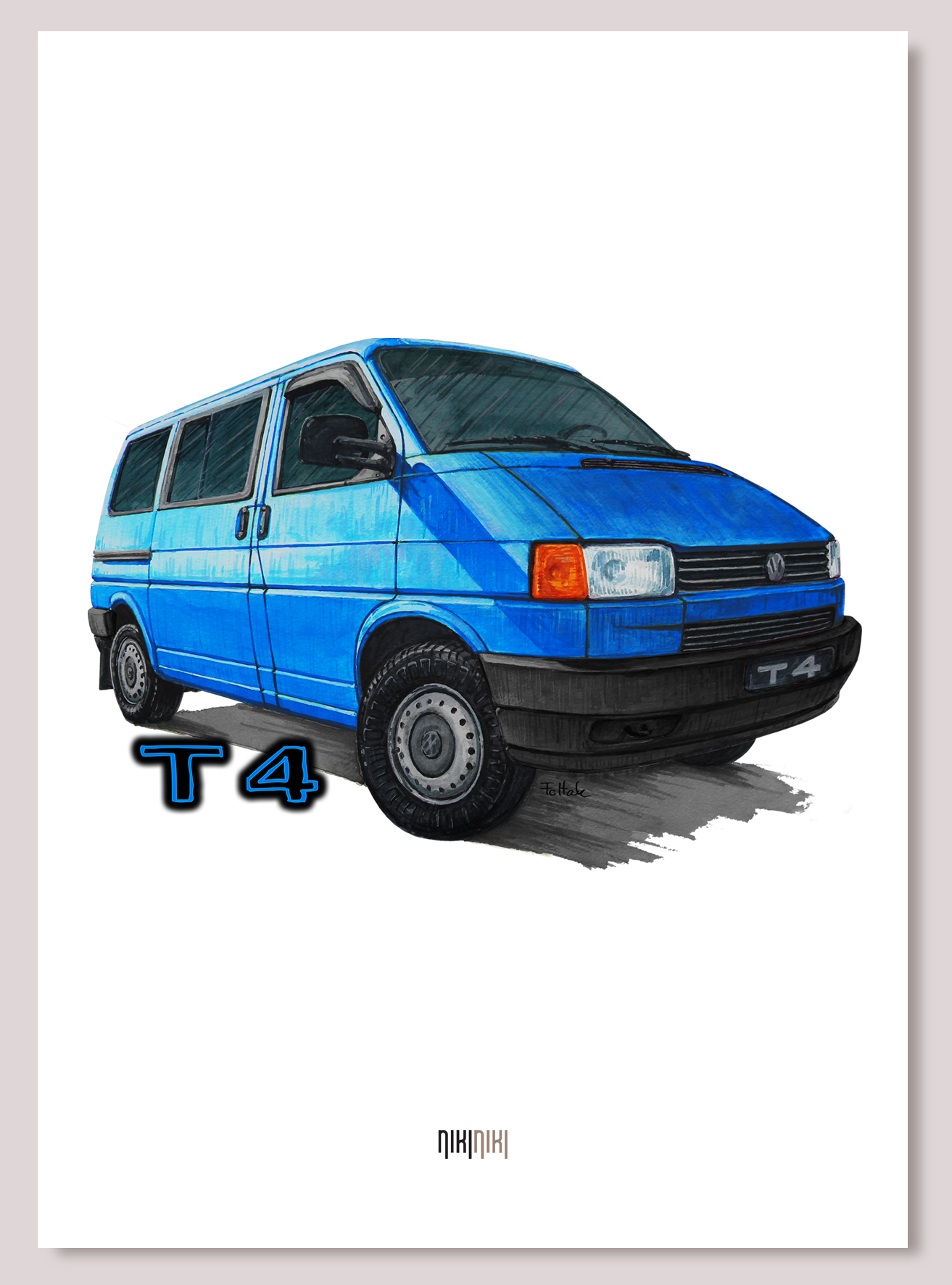 VW T4 — plakat