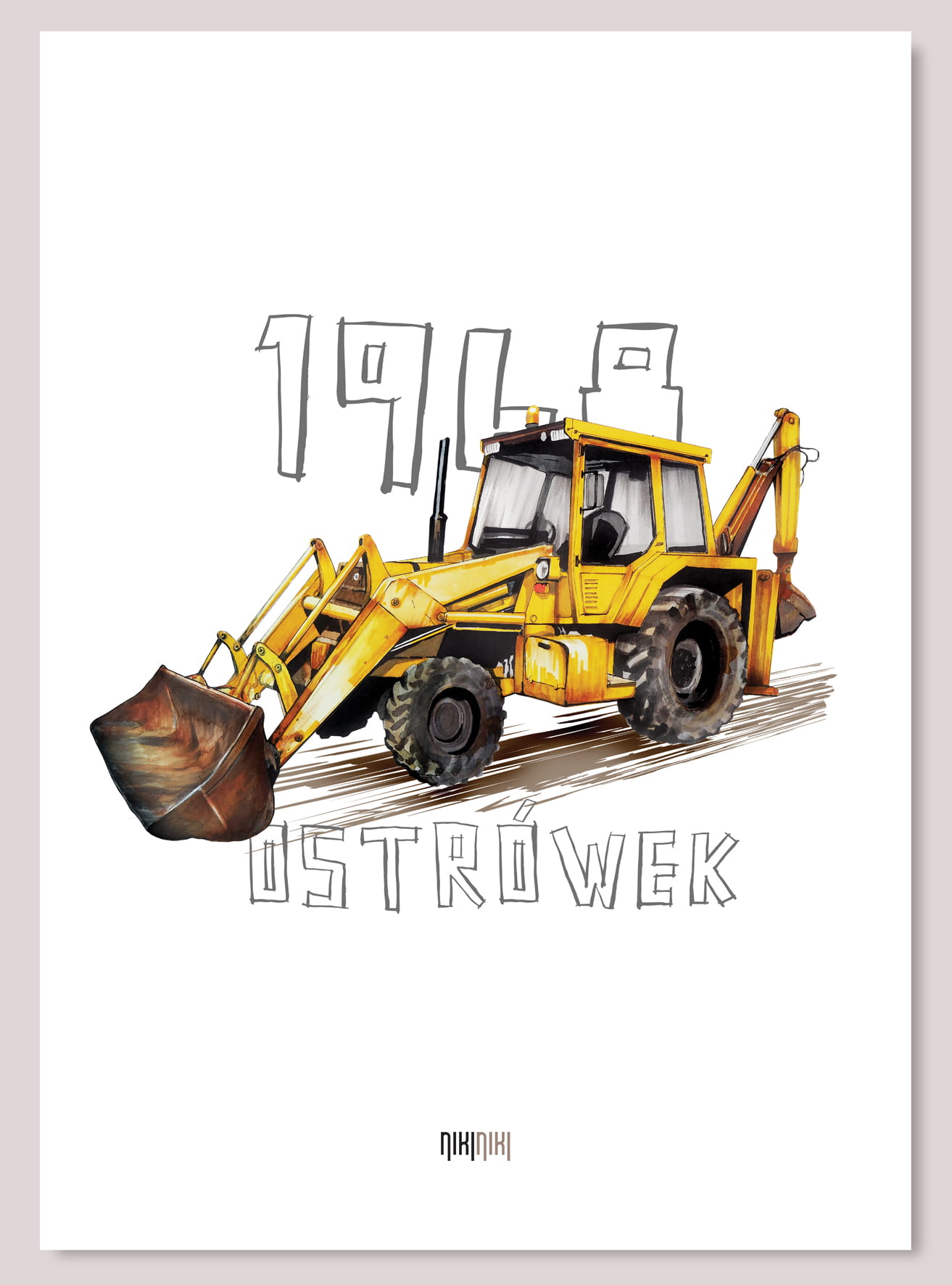 Ostrówek — plakat (Rodzaj nadruku: Ostrówek)