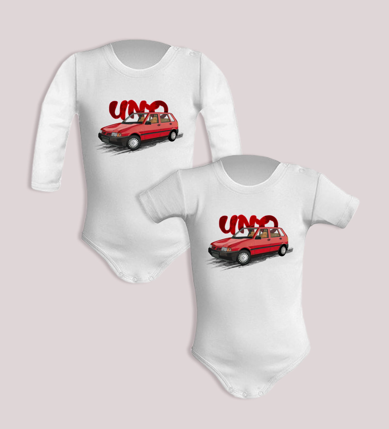 Fiat Uno — body (Rozmiar: 12M; Długość rękawa: długi; Rodzaj nadruku: Fiat Uno)