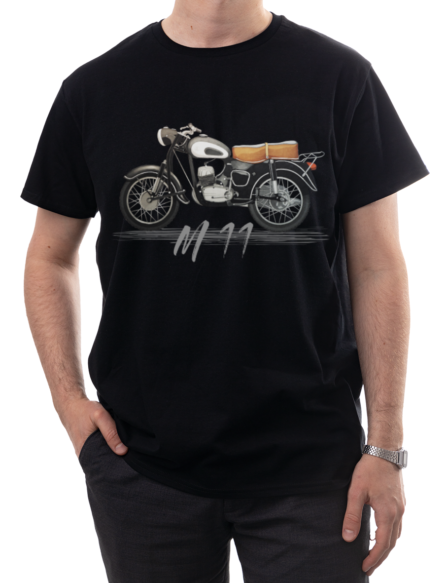 SHL M11 — koszulka (Kolor koszulki: czarny; Rozmiar: S (męska); Rodzaj nadruku: SHL)