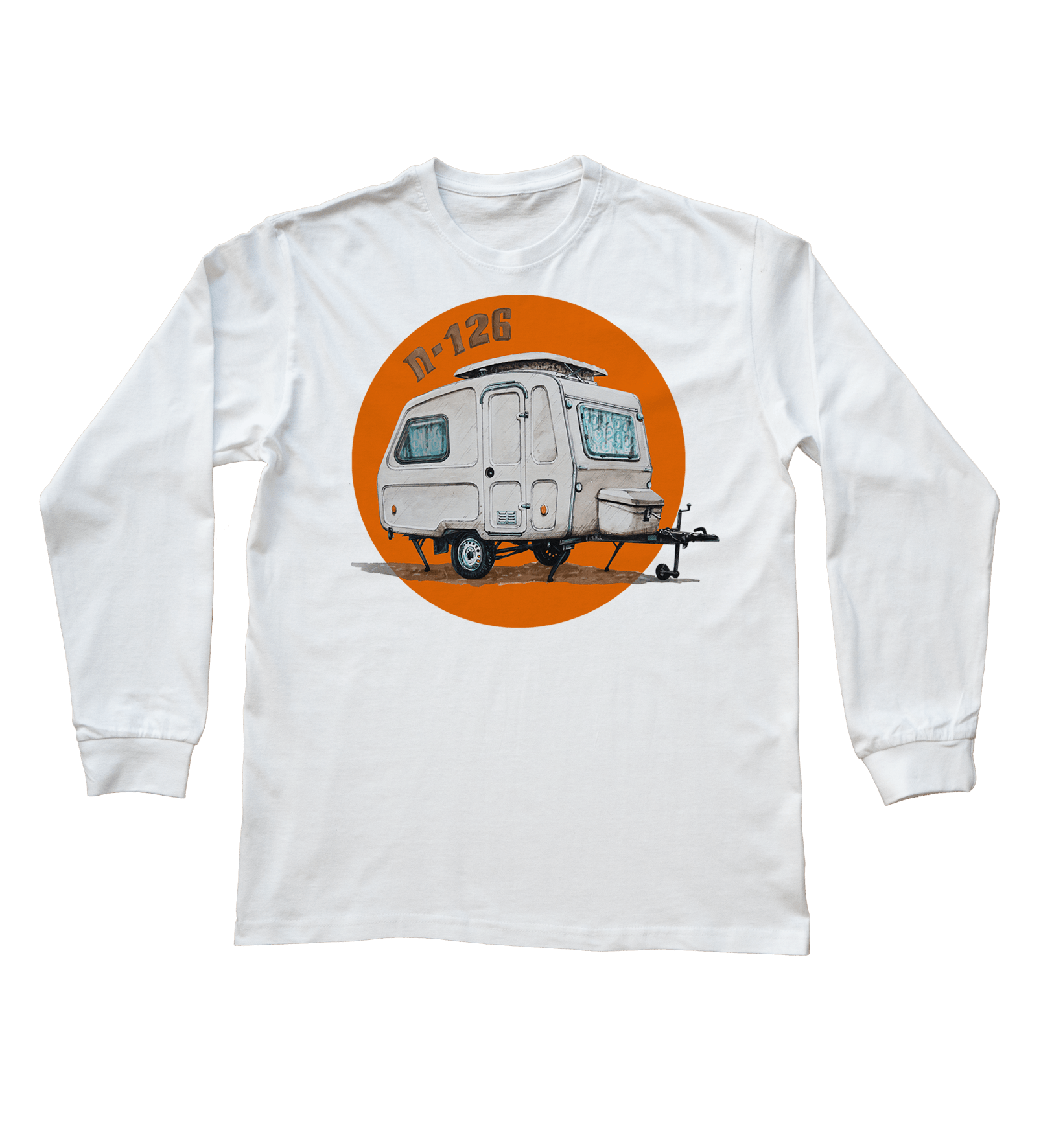 Niewiadów N-126 — bluzka z długim rękawem (Rozmiar: M (dorosła); Kolor koszulki: biały; Rodzaj nadruku: Niewiadów N-126)