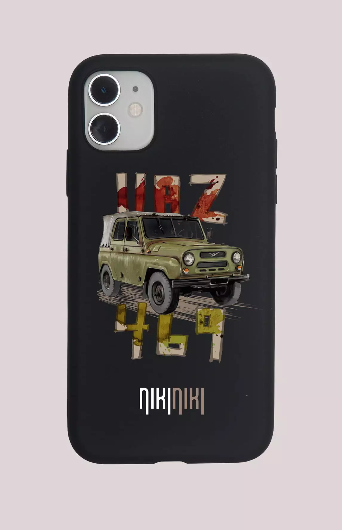 UAZ 469 — etui (Producent telefonu: HUAWEI; Model telefonu: NOVA 10 PRO; Kolor etui: czarny; Rodzaj nadruku: UAZ 469)