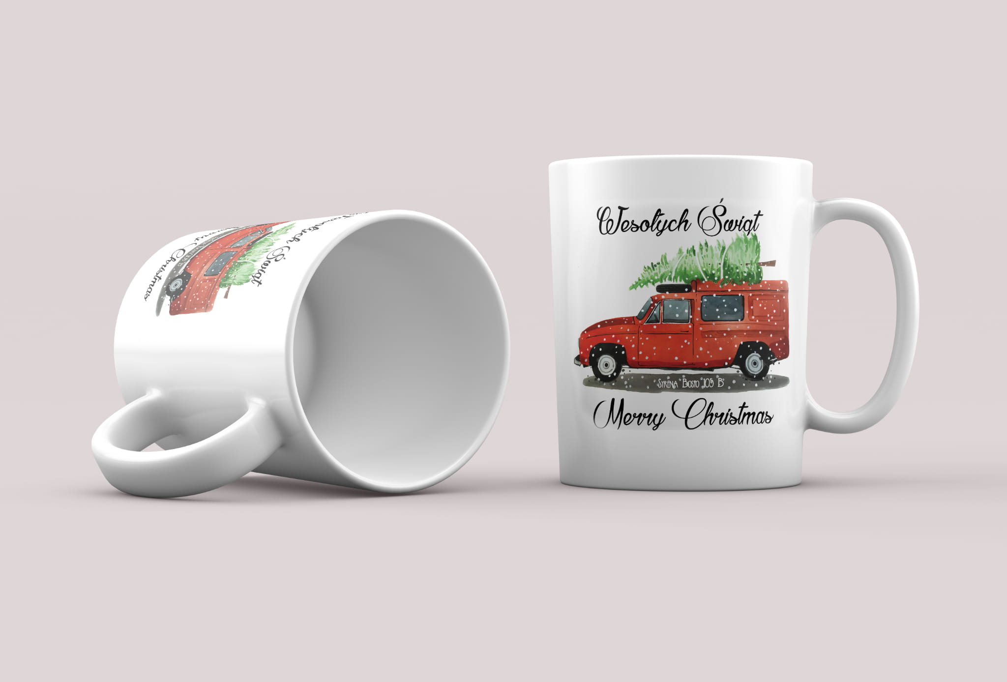 Syrena Bosto — kubek (Rodzaj nadruku: Syrena Bosto)