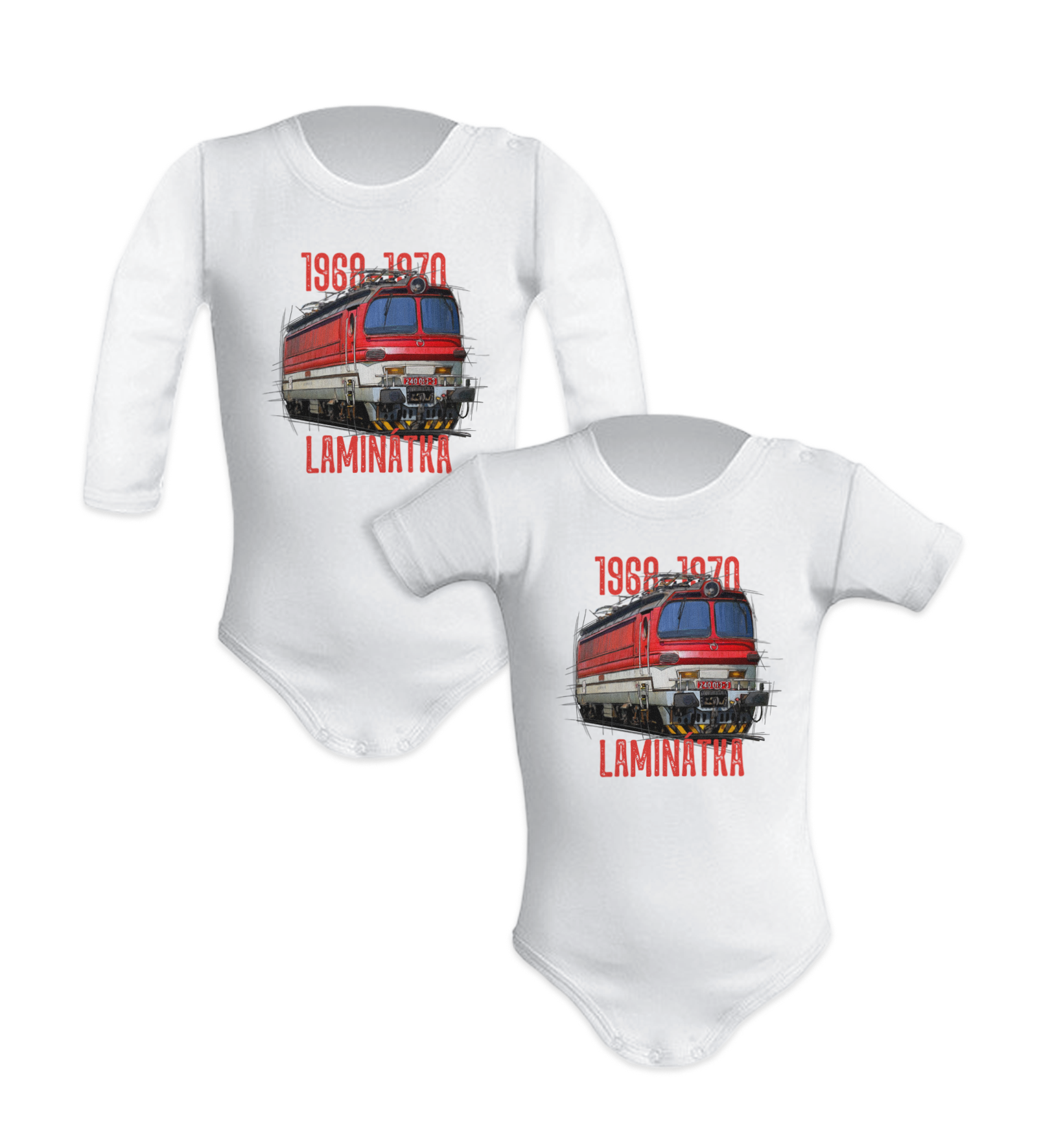 Laminatka — body (Rozmiar: 12M; Długość rękawa: długi; Rodzaj nadruku: Laminatka)