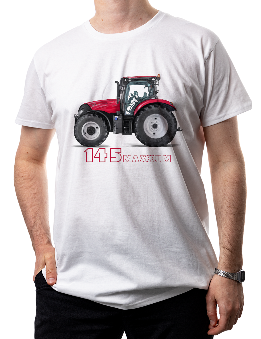 Case — koszulka (Kolor koszulki: biały; Rozmiar: XL (męska); Rodzaj nadruku: Case)