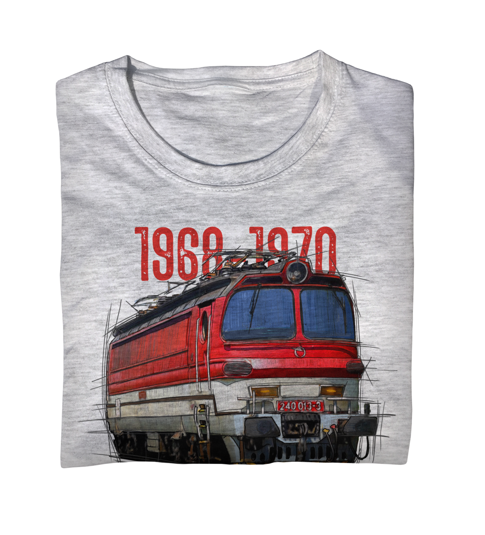 Laminatka — koszulka (Kolor koszulki: jasnoszary melanż; Rozmiar: 3 - 4 lata; Rodzaj nadruku: Laminatka)