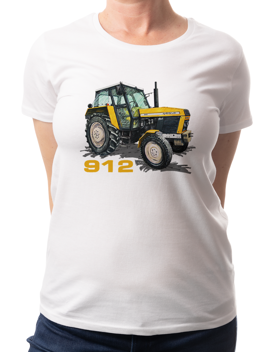 Ursus 912 — koszulka (Kolor koszulki: biały; Rozmiar: 3XL (damska); Rodzaj nadruku: Ursus 912)