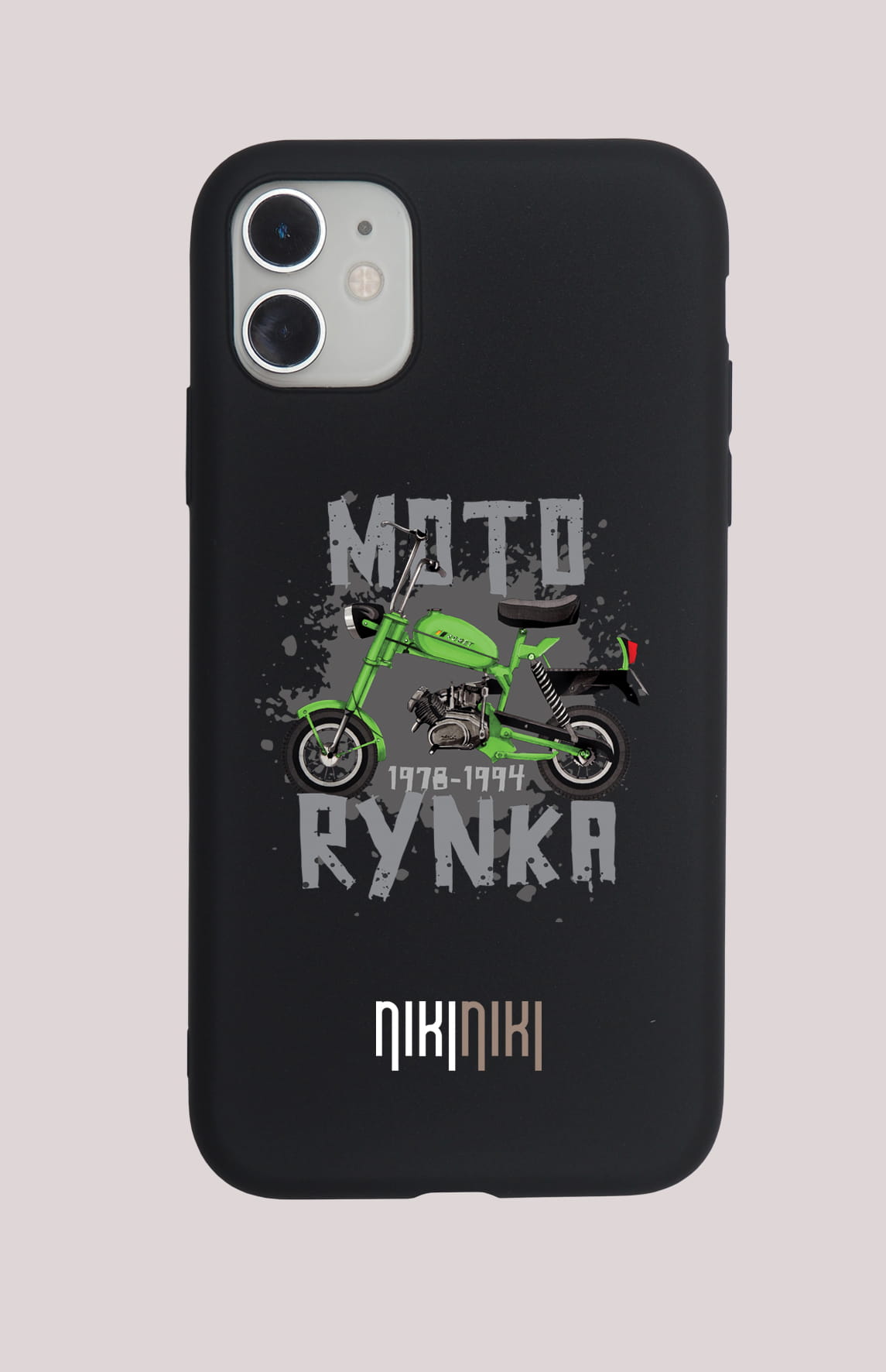 Motorynka — etui (Producent telefonu: XIAOMI; Model telefonu: REDMI NOTE 14 PRO 5G; Kolor etui: czarny; Rodzaj nadruku: Motorynka)