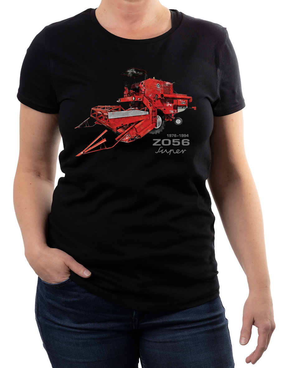 Bizon Super — koszulka (Kolor koszulki: czarny; Rozmiar: 3XL (damska); Rodzaj nadruku: Bizon)