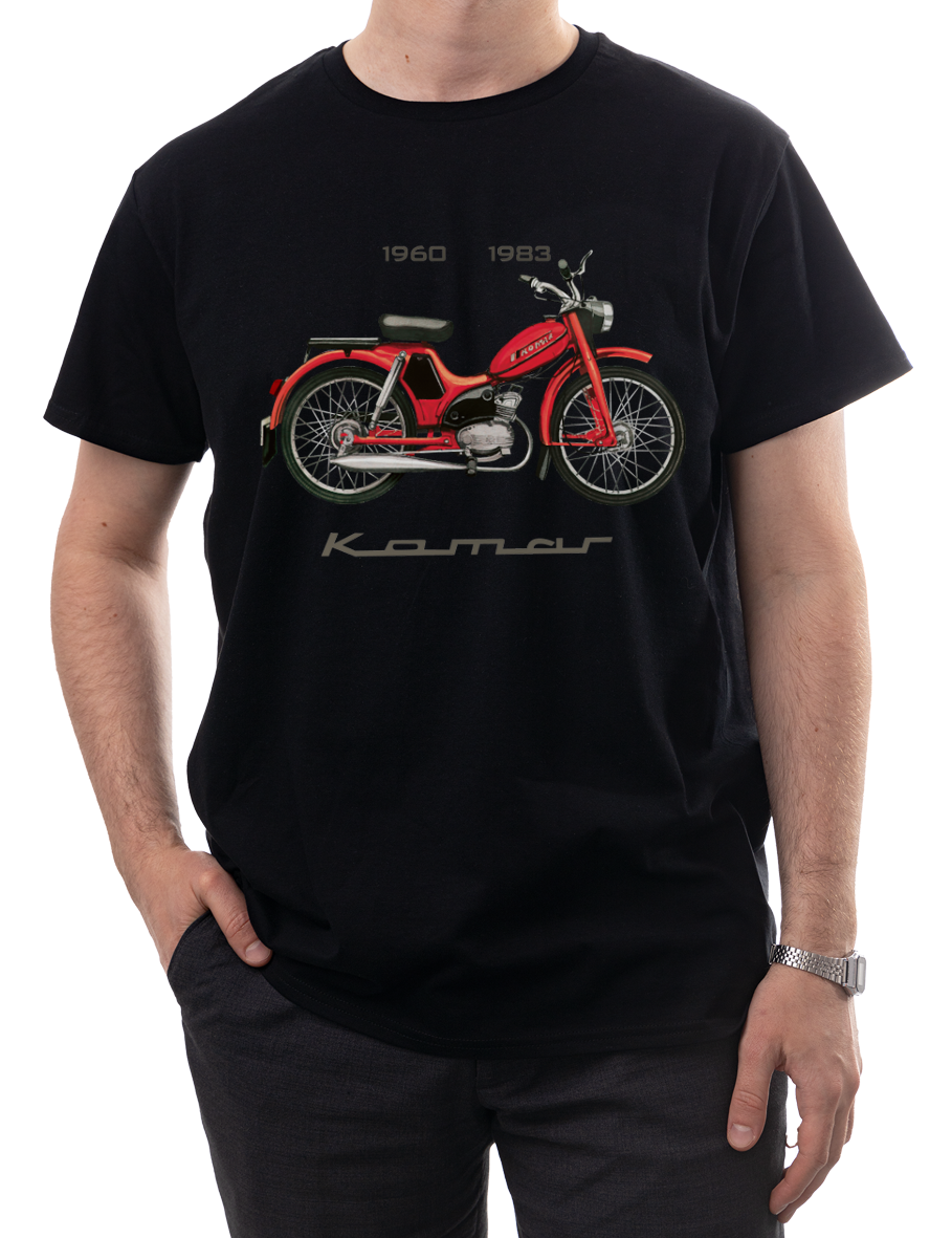 Komar — koszulka (Kolor koszulki: czarny; Rozmiar: 5XL (męska); Rodzaj nadruku: Komar)