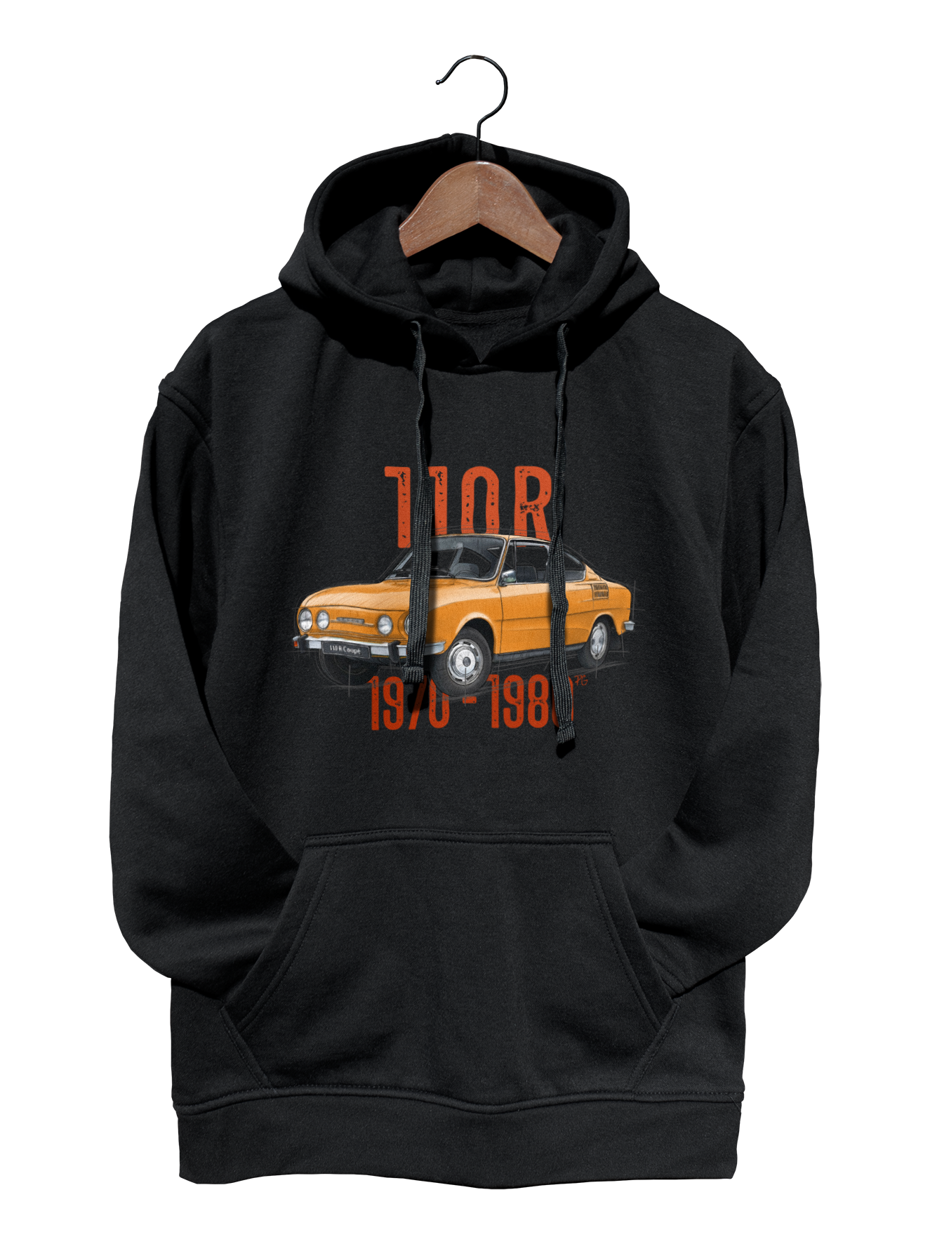 Škoda 110 R — bluza (Rozmiar: 3 - 4 lata; Kolor bluzy: czarny; Rodzaj nadruku: Škoda 110 R)