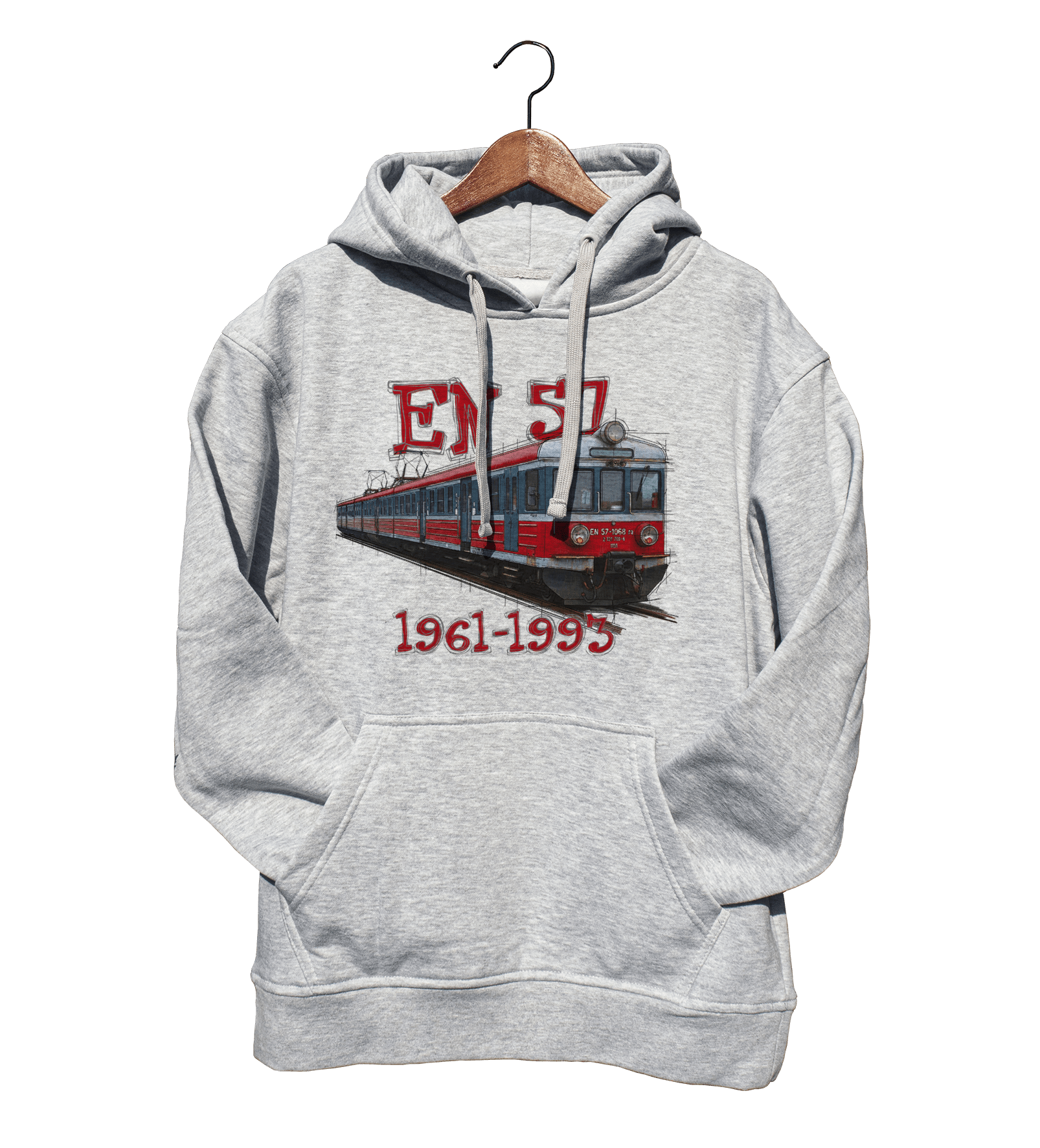 EN57 Regio — bluza (Rozmiar: 9 - 11 lat; Kolor bluzy: szary; Rodzaj nadruku: EN57 Regio)