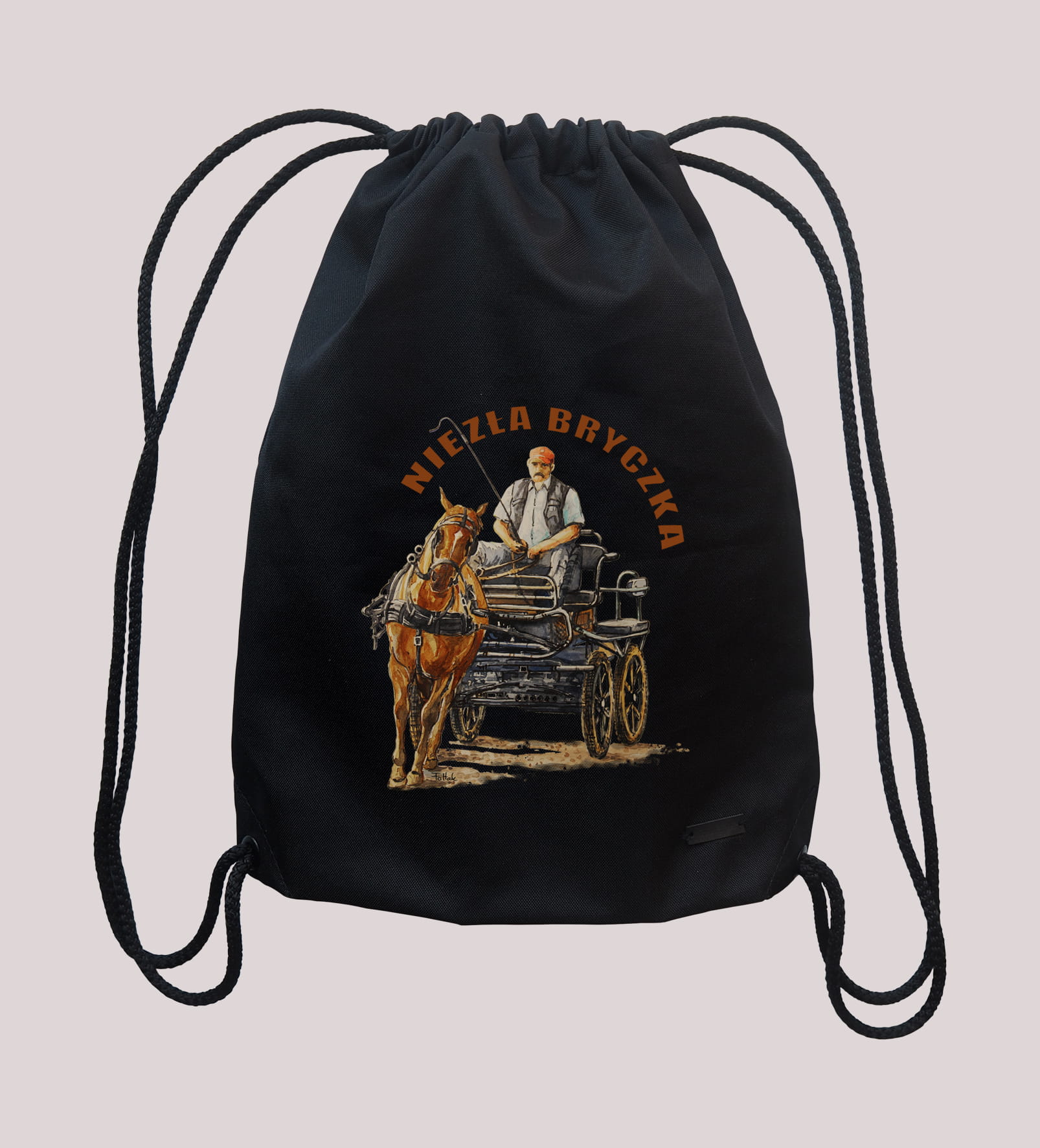 Bryczka — plecak (Rodzaj nadruku: Bryczka)