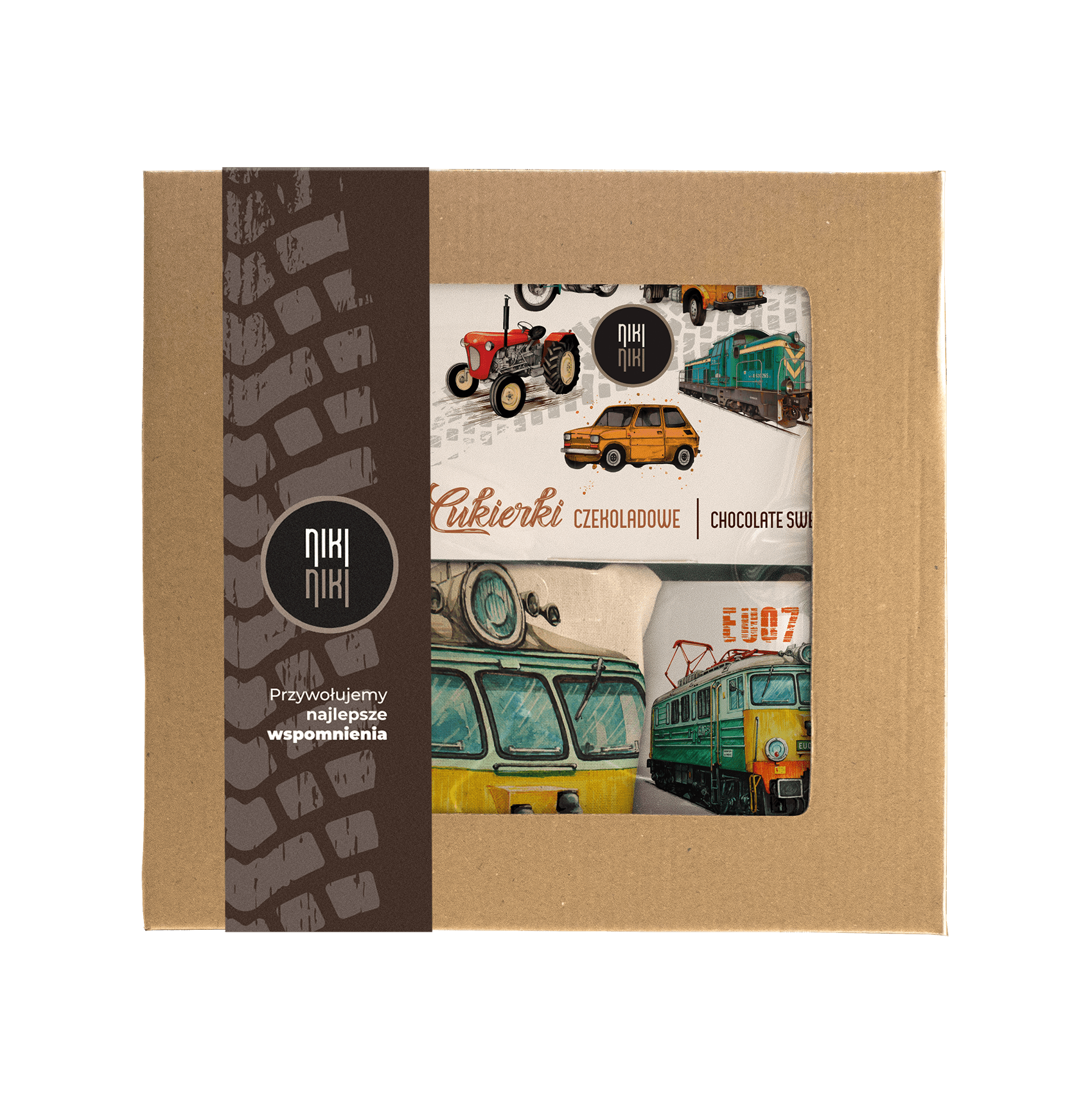 EU07 — paczka (Zawartość paczki: koszulka, torba, kubek, słodycze; Rozmiar koszulki / bluzy: 5XL (męska); Kolor koszulki / bluzy: czarny; Rodzaj nadru