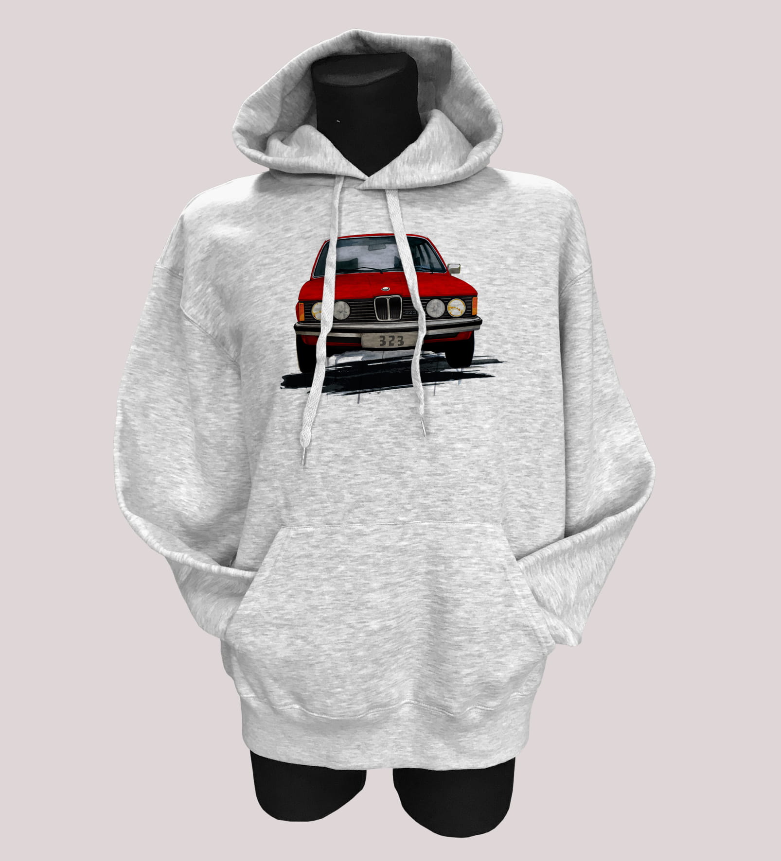 BMW 3 — bluza (Rozmiar: 9 - 11 lat; Kolor bluzy: szary; Rodzaj nadruku: BMW 3)