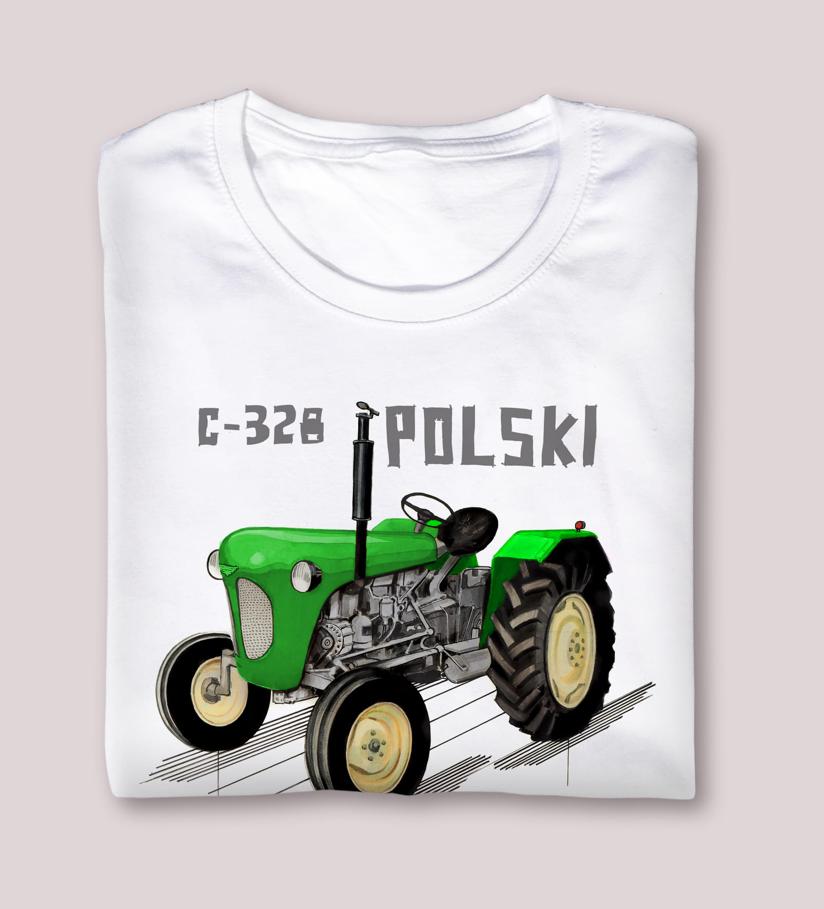 Ursus C-328 — koszulka (Kolor koszulki: biały; Rozmiar: 3 - 4 lata; Rodzaj nadruku: Ursus C-328)