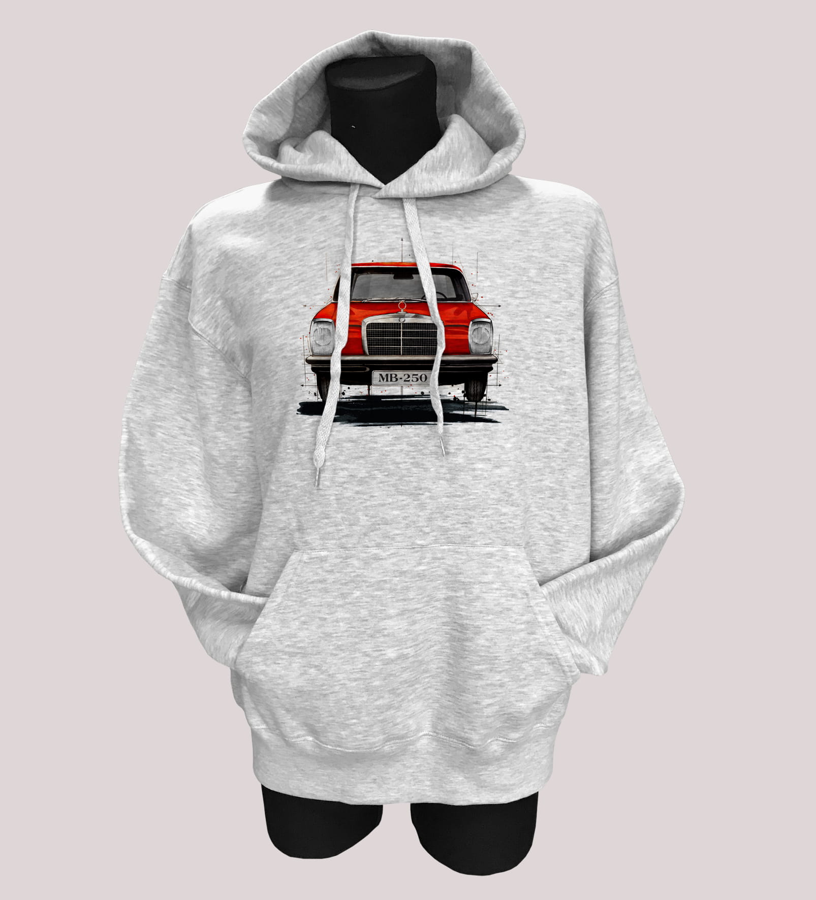 Mercedes-Benz — bluza (Rozmiar: 3 - 4 lata; Kolor bluzy: szary; Rodzaj nadruku: Mercedes-Benz)