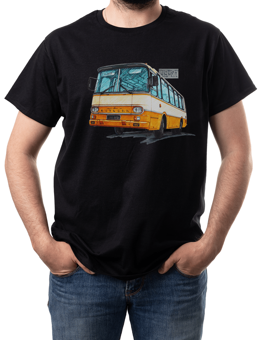 Autosan H9 — koszulka (Kolor koszulki: czarny; Rozmiar: 5XL (męska); Rodzaj nadruku: Autosan H9)