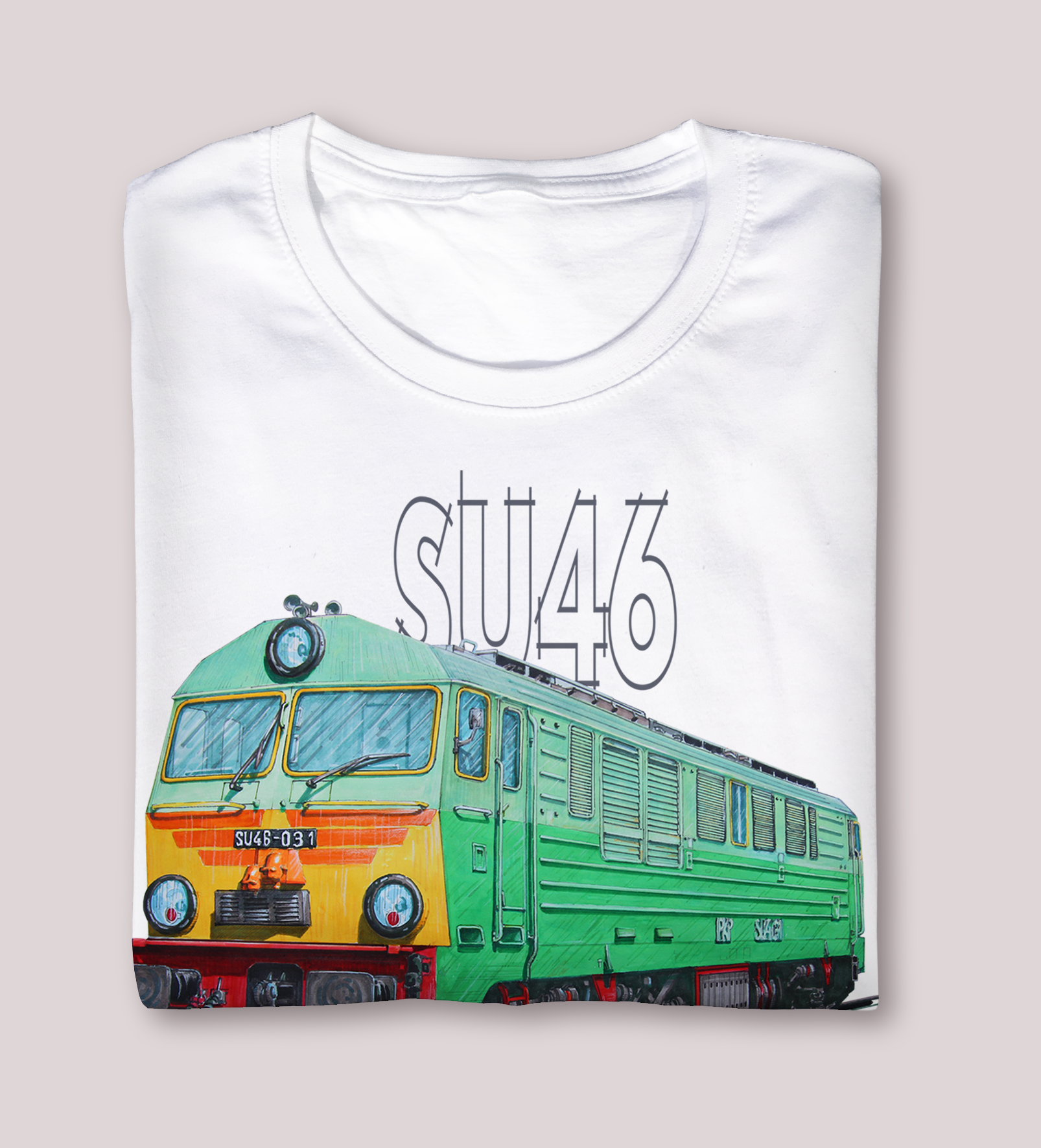 SU46 — koszulka (Kolor koszulki: biały; Rozmiar: 9 - 11 lat; Rodzaj nadruku: SU46)