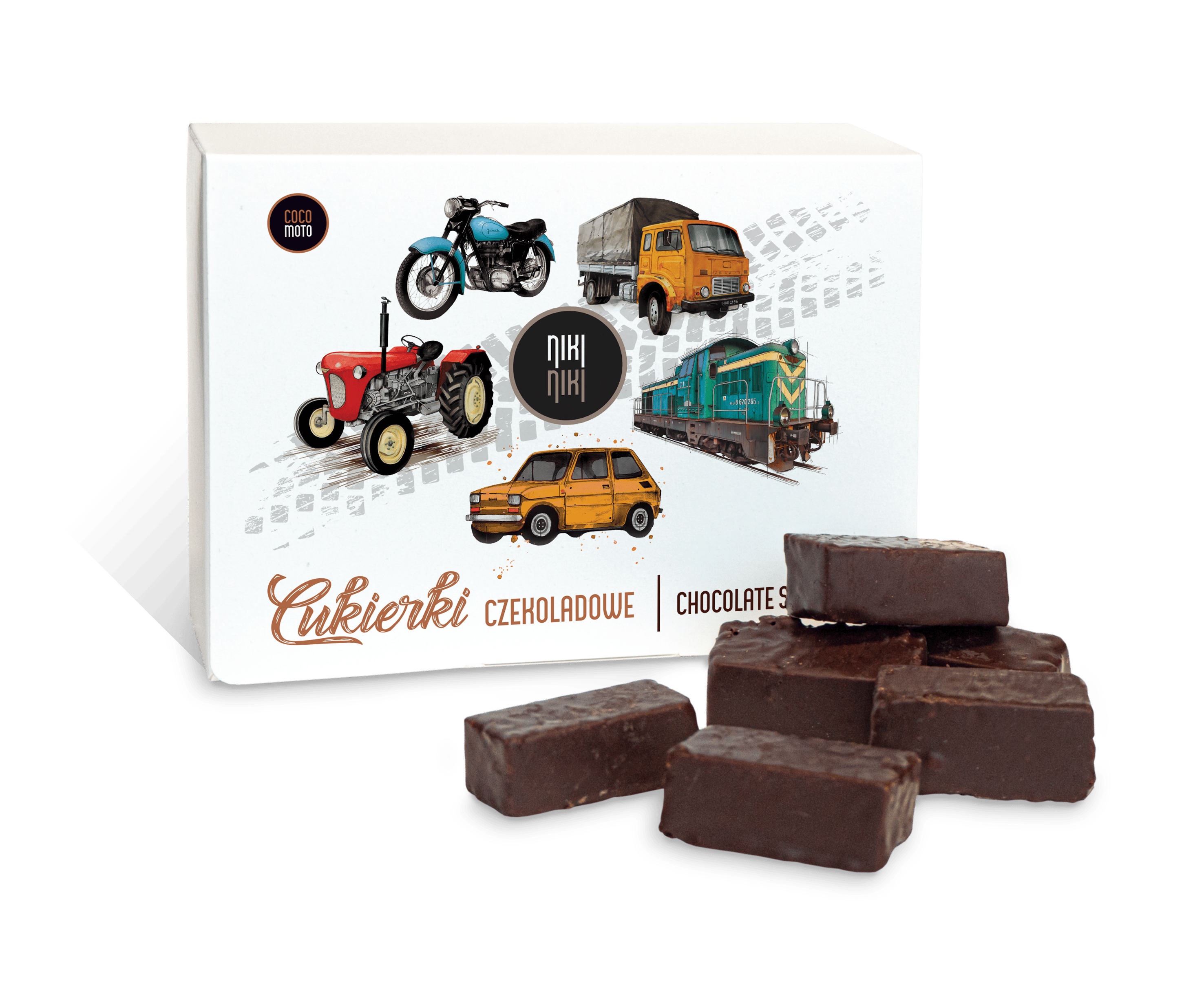 Cukierki dla fana motoryzacji (Kolor nadruku: kolorowy; Rodzaj nadruku: BASIC)