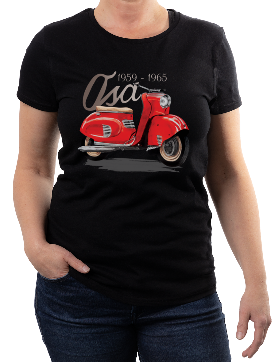 Osa — koszulka (Kolor koszulki: czarny; Rozmiar: M (damska); Rodzaj nadruku: Osa)