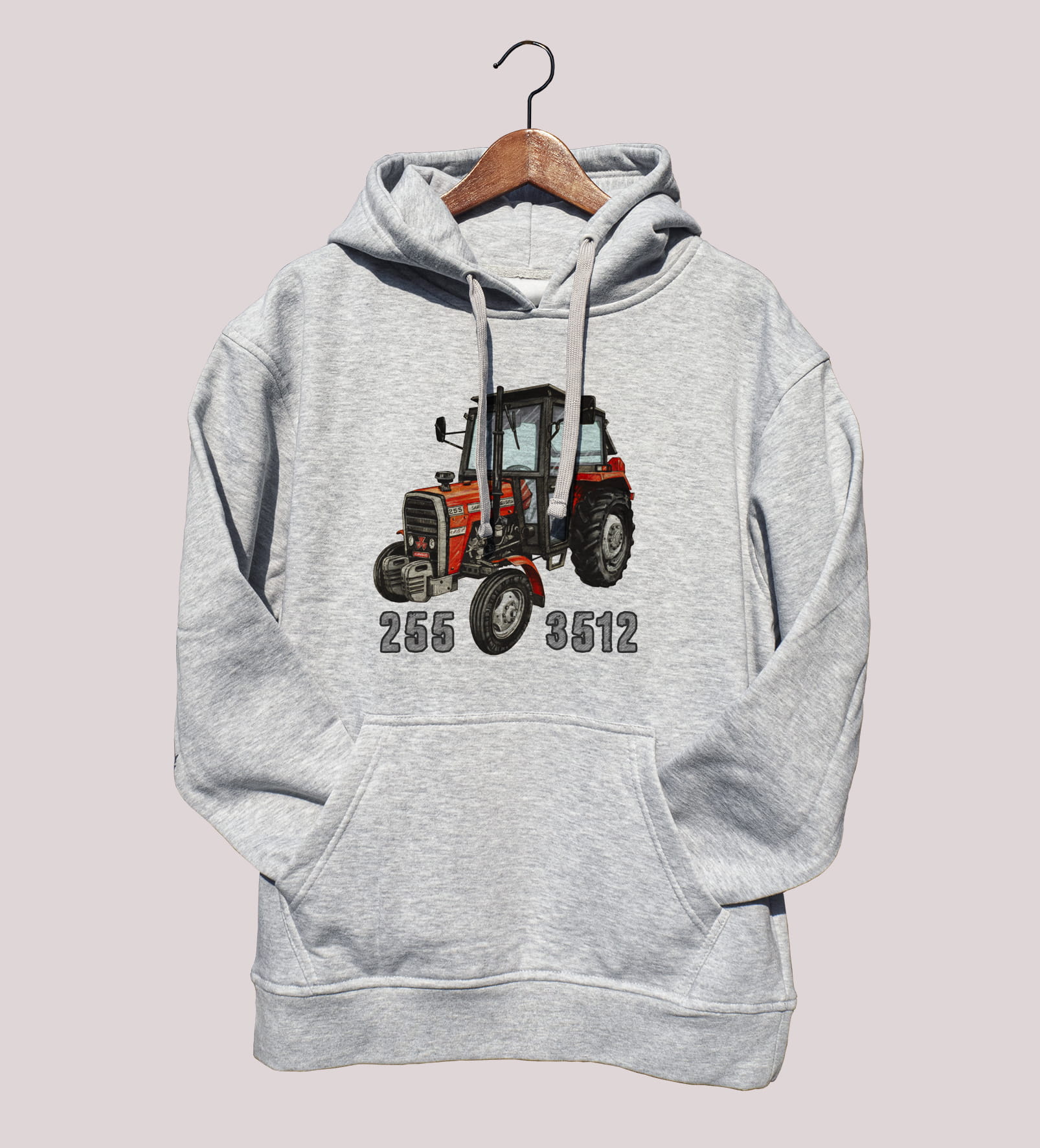 Massey Ferguson — bluza (Rozmiar: 5 - 6 lat; Kolor bluzy: szary; Rodzaj nadruku: Massey Ferguson)