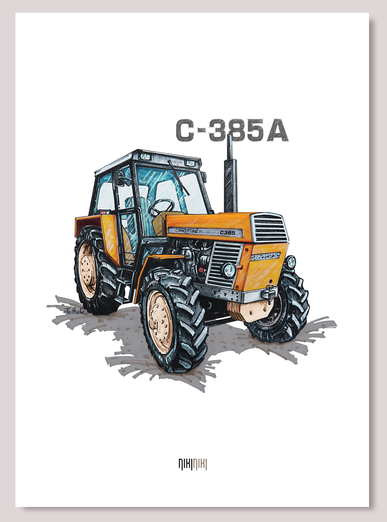 Ursus C-385A — plakat
